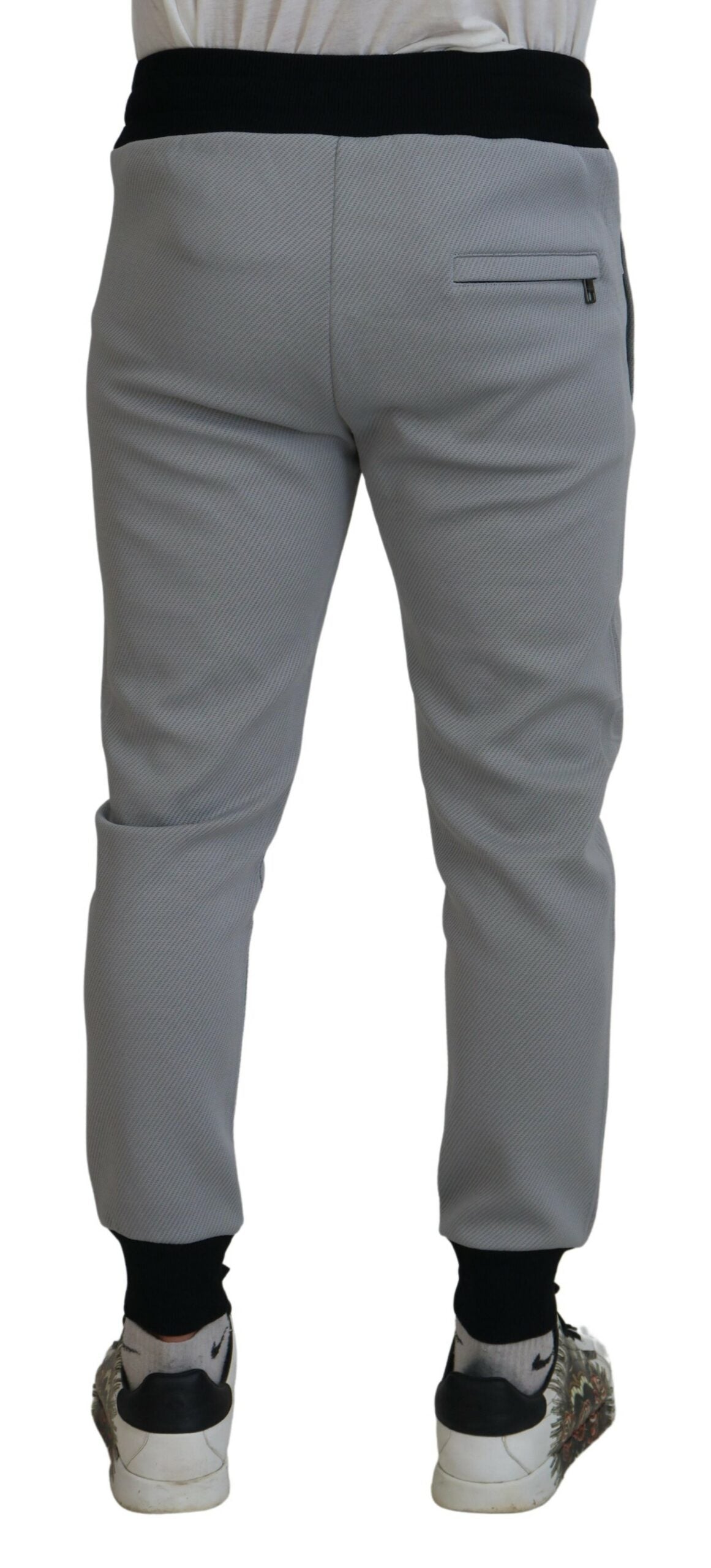 Dolce & Gabbana Gray Polyester Sweatpants Jogger Pants | Regal Royce