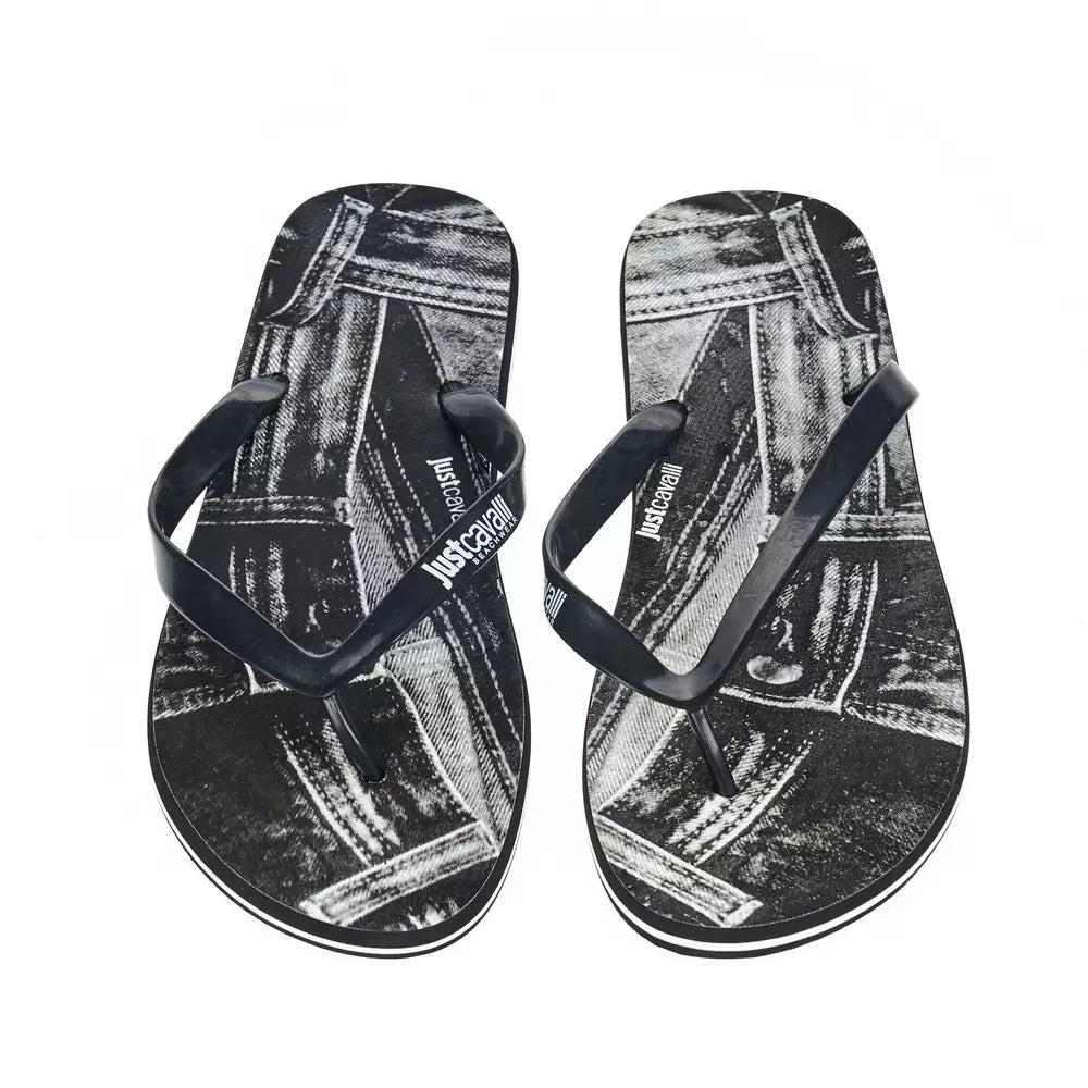 Just Cavalli Black EVA Men's Sandal | Regal Royce