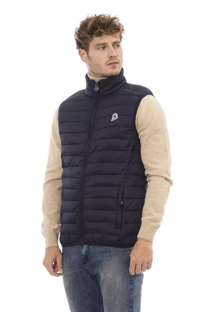 Invicta Blue Polyamide Men Vest | Regal Royce