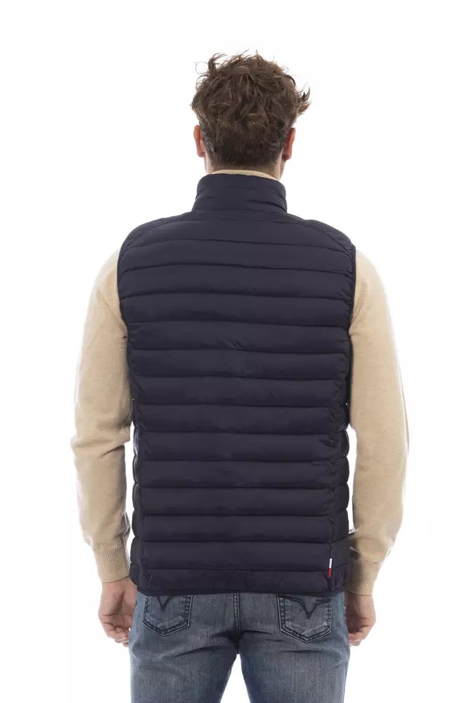 Invicta Blue Polyamide Men Vest | Regal Royce