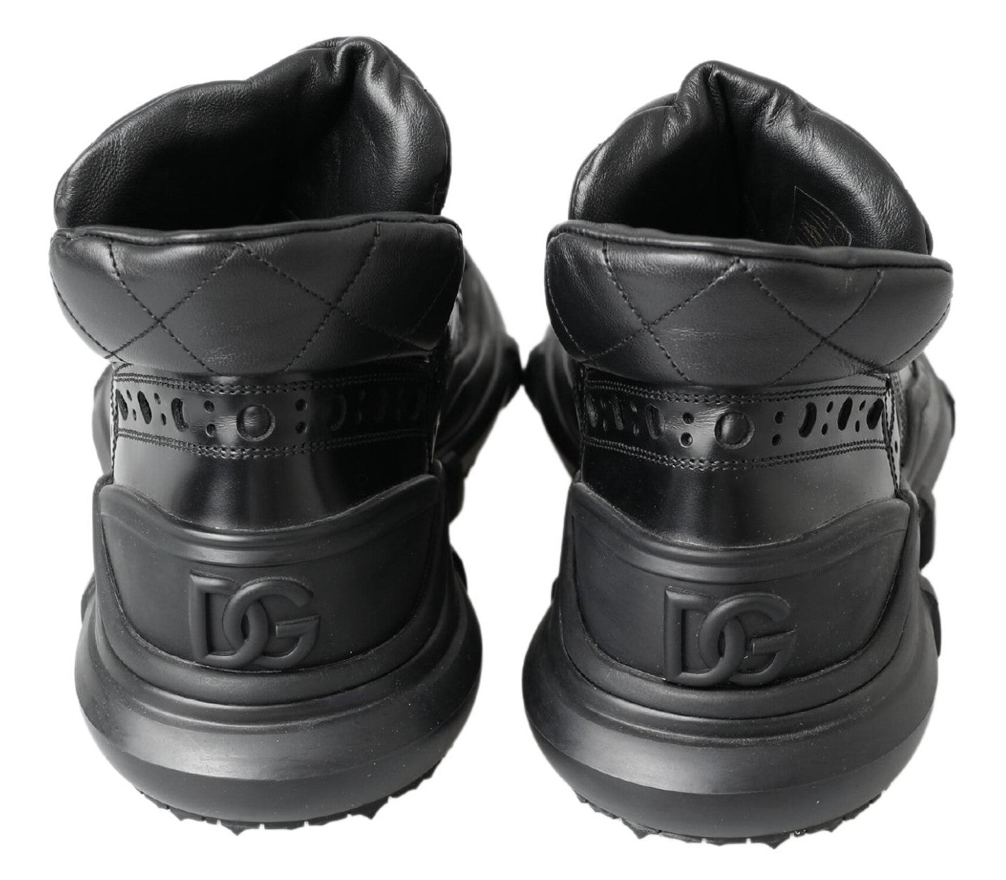 Dolce & Gabbana Black Leather Ankle Casual Boots | Regal Royce