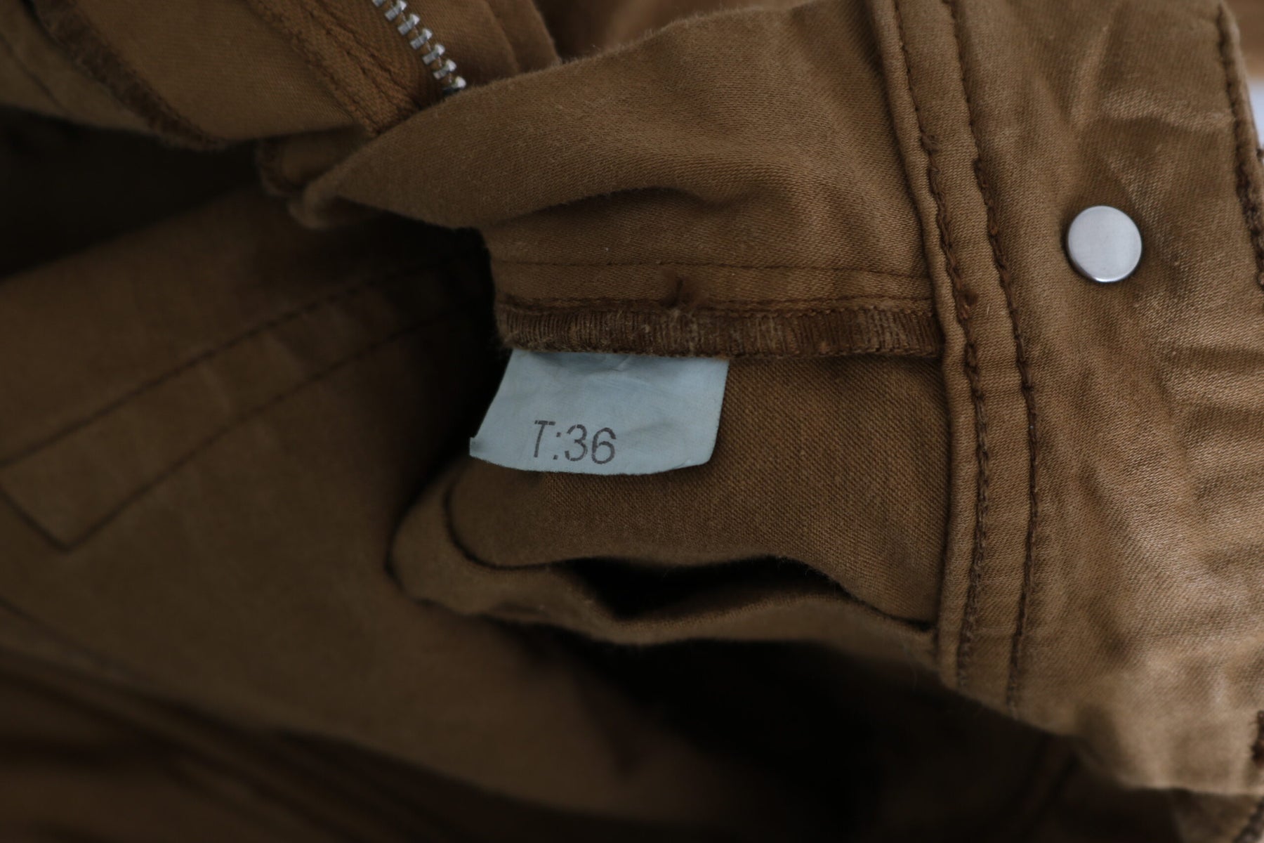 PLEIN SUD Brown Cotton Mid Waist Skinny Slim Fit Denim Jeans | Regal Royce