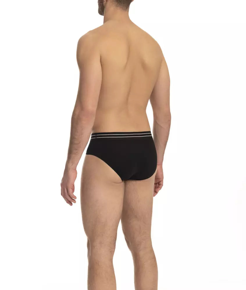 Cavalli Class Black Cotton Men's Underwear Trio Pack | Regal Royce