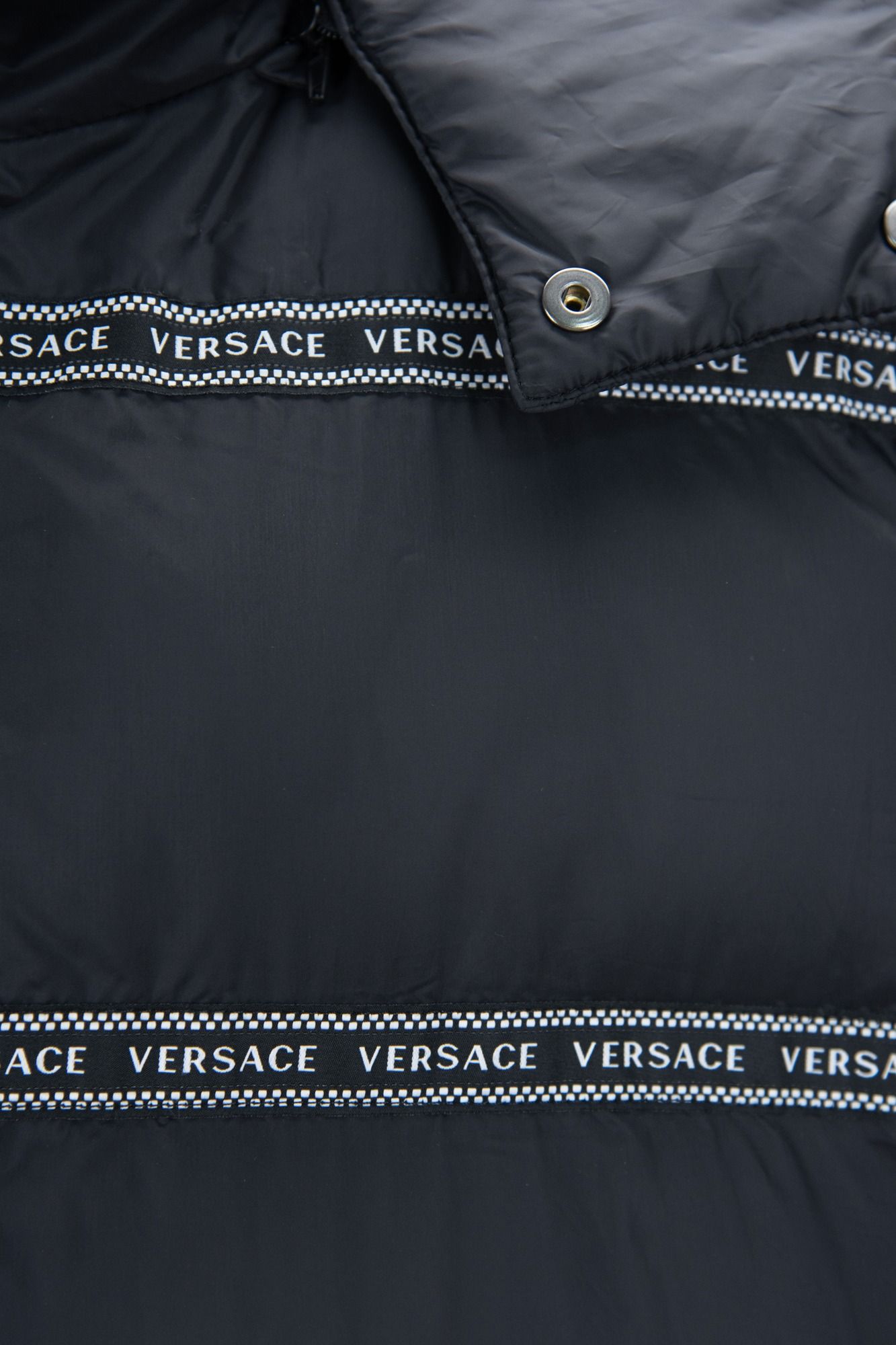 Versace Black Polyester Vest | Regal Royce