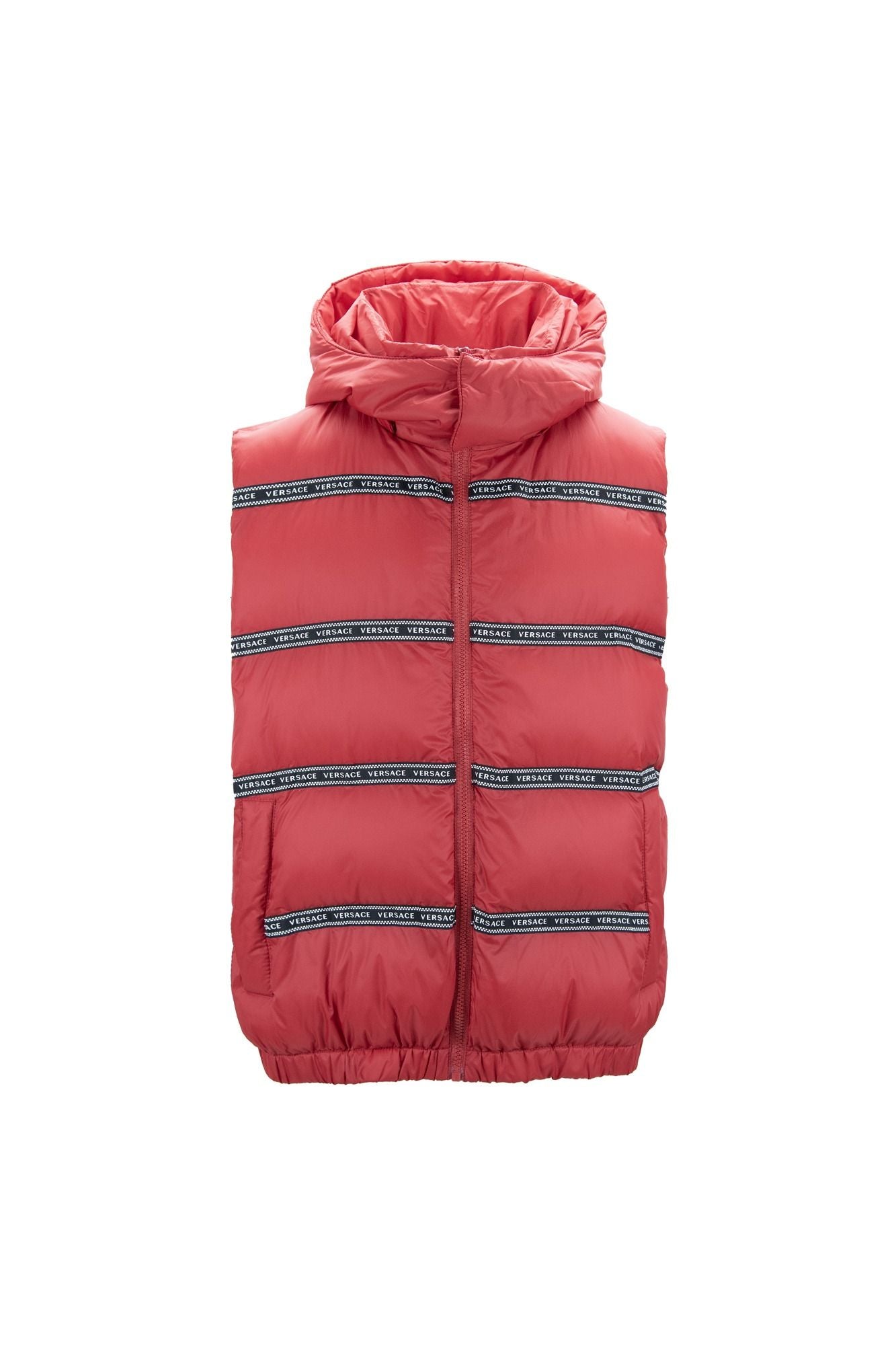 Versace Red Polyester Vest | Regal Royce