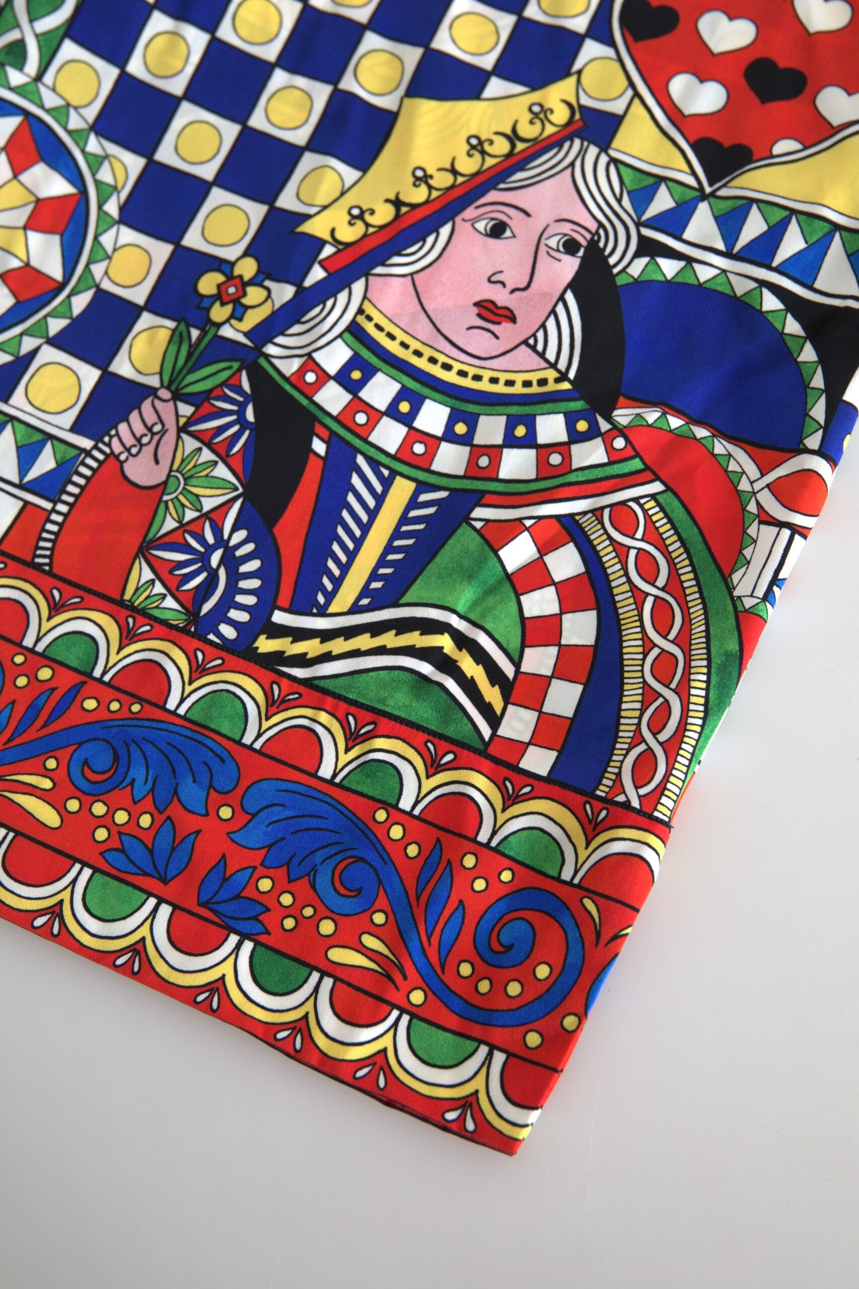 Dolce & Gabbana Multicolor Printed Long Sleeves Blouse Top | Regal Royce