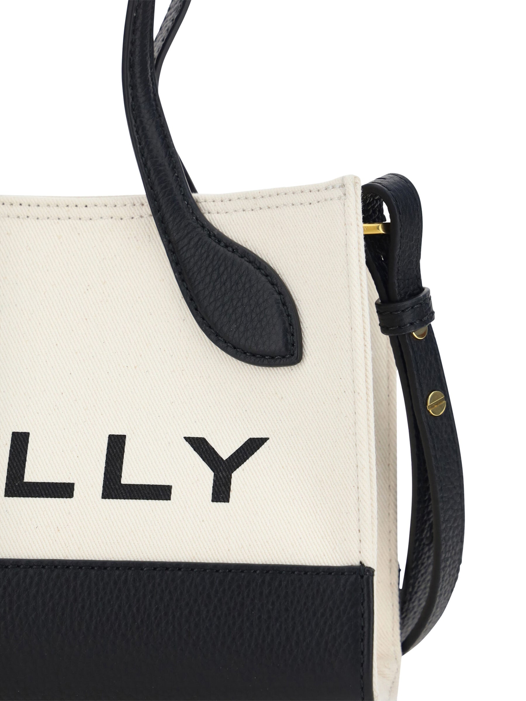 Bally White and Black Leather Mini Handbag | Regal Royce