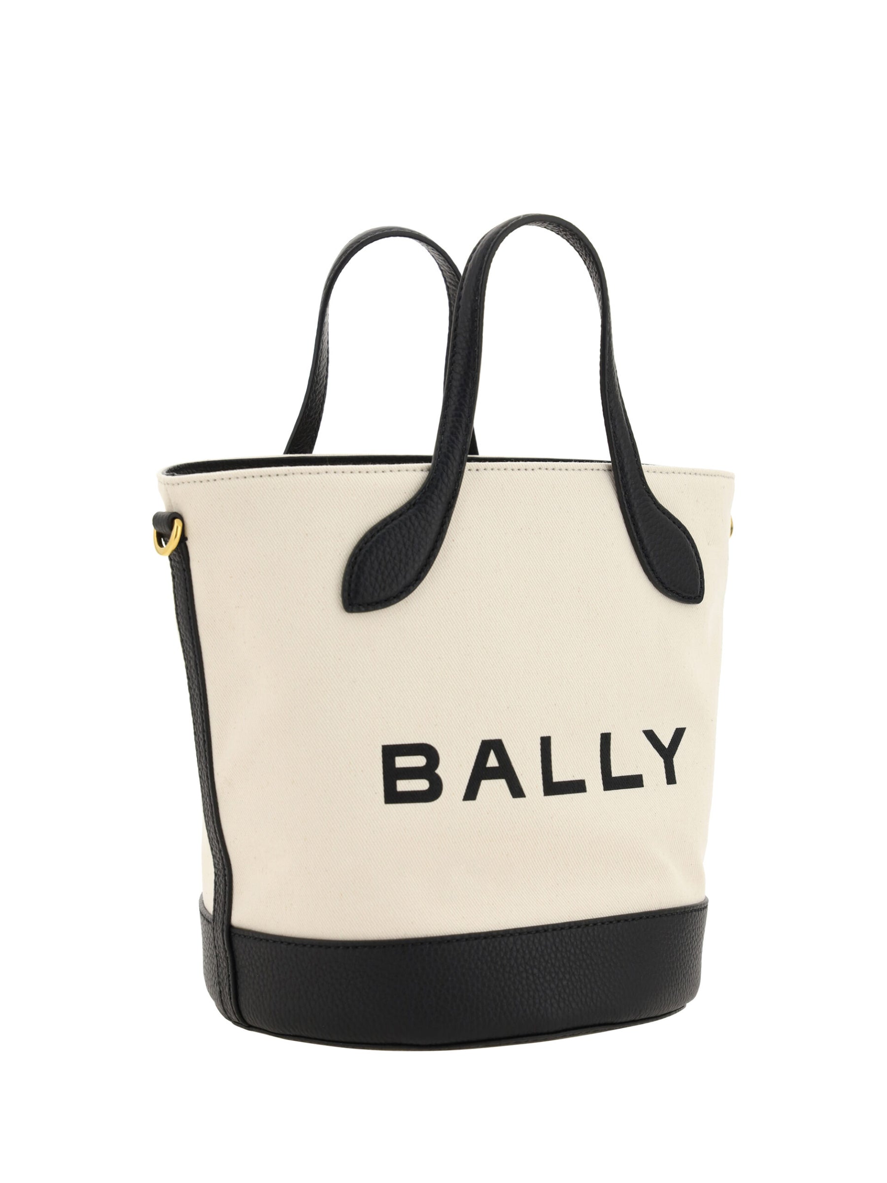 Bally White and Black Leather Bucket Bag | Regal Royce