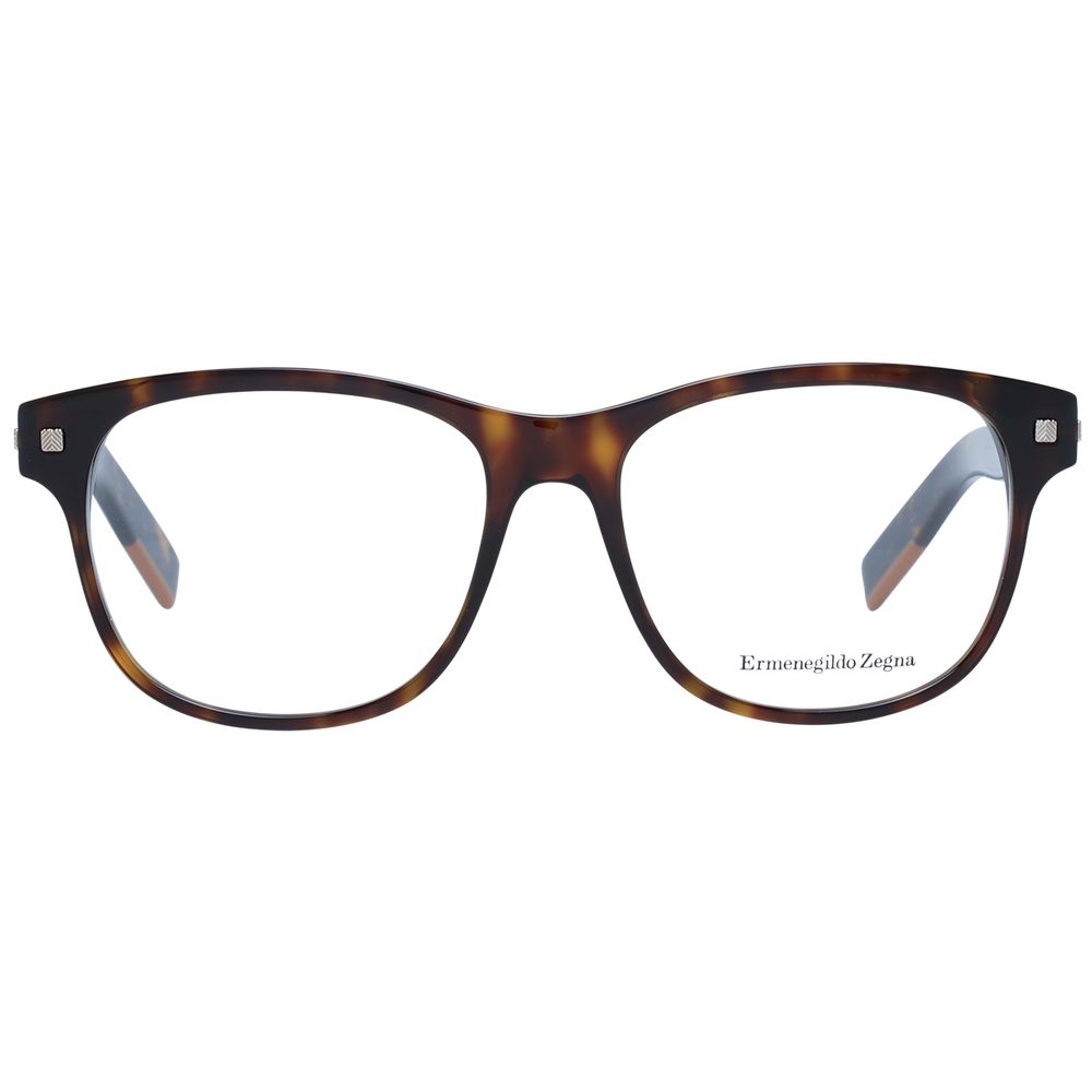 Ermenegildo Zegna Brown Plastic Glasses (Frames) | Regal Royce
