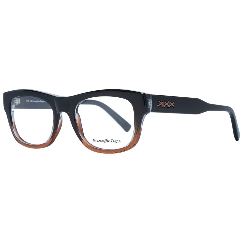 Ermenegildo Zegna Brown Plastic Glasses (Frames) | Regal Royce