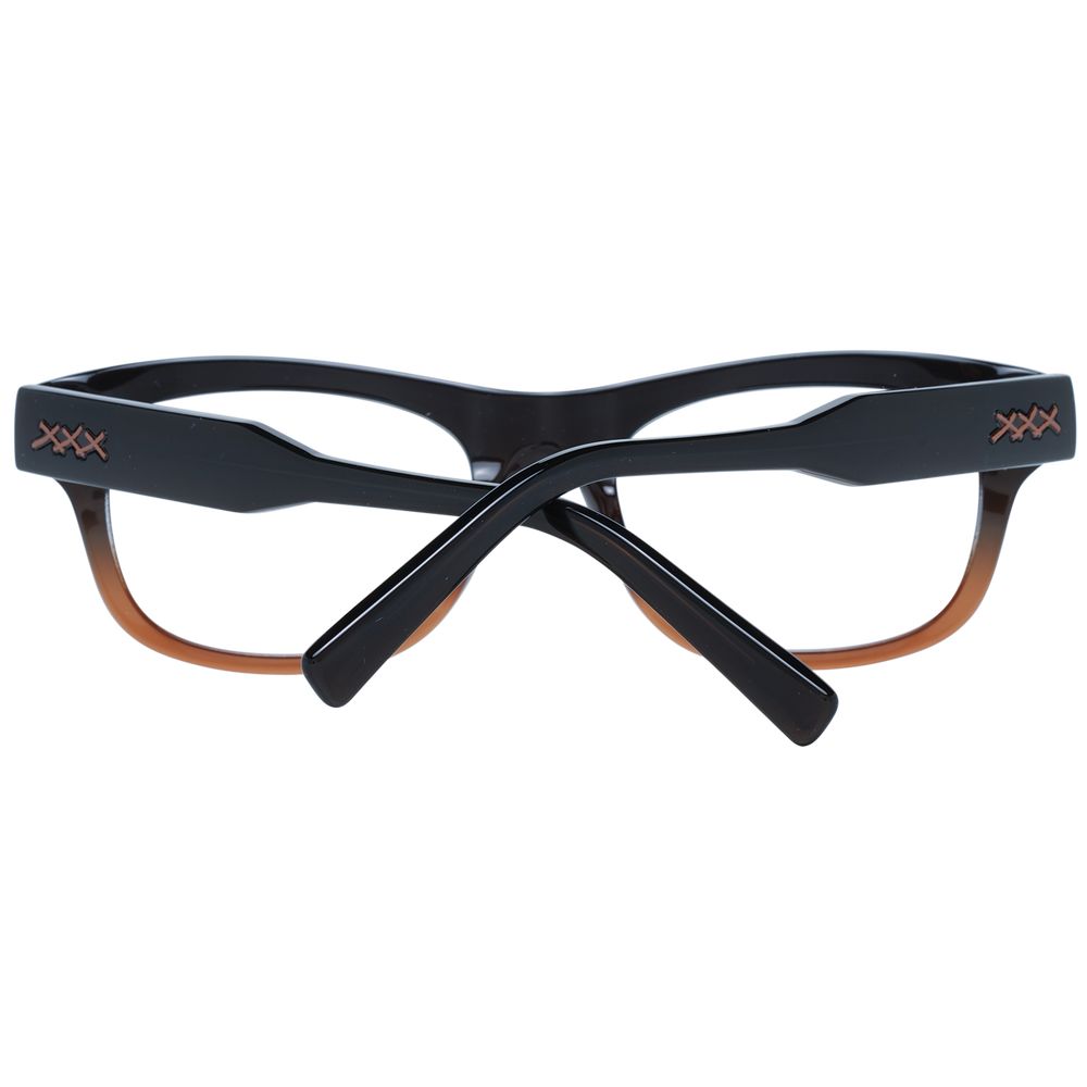 Ermenegildo Zegna Brown Plastic Glasses (Frames) | Regal Royce