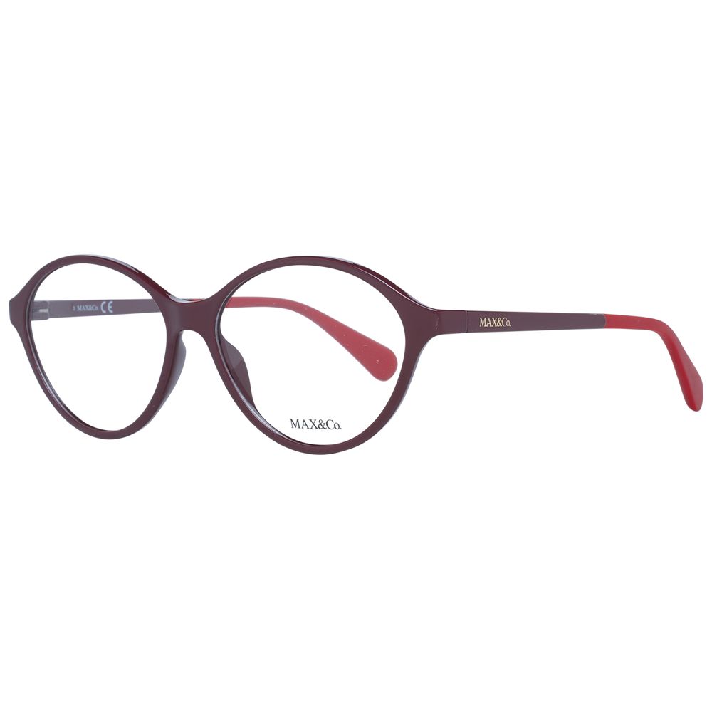 Max & Co Burgundy Plastic Glasses (Frames) | Regal Royce