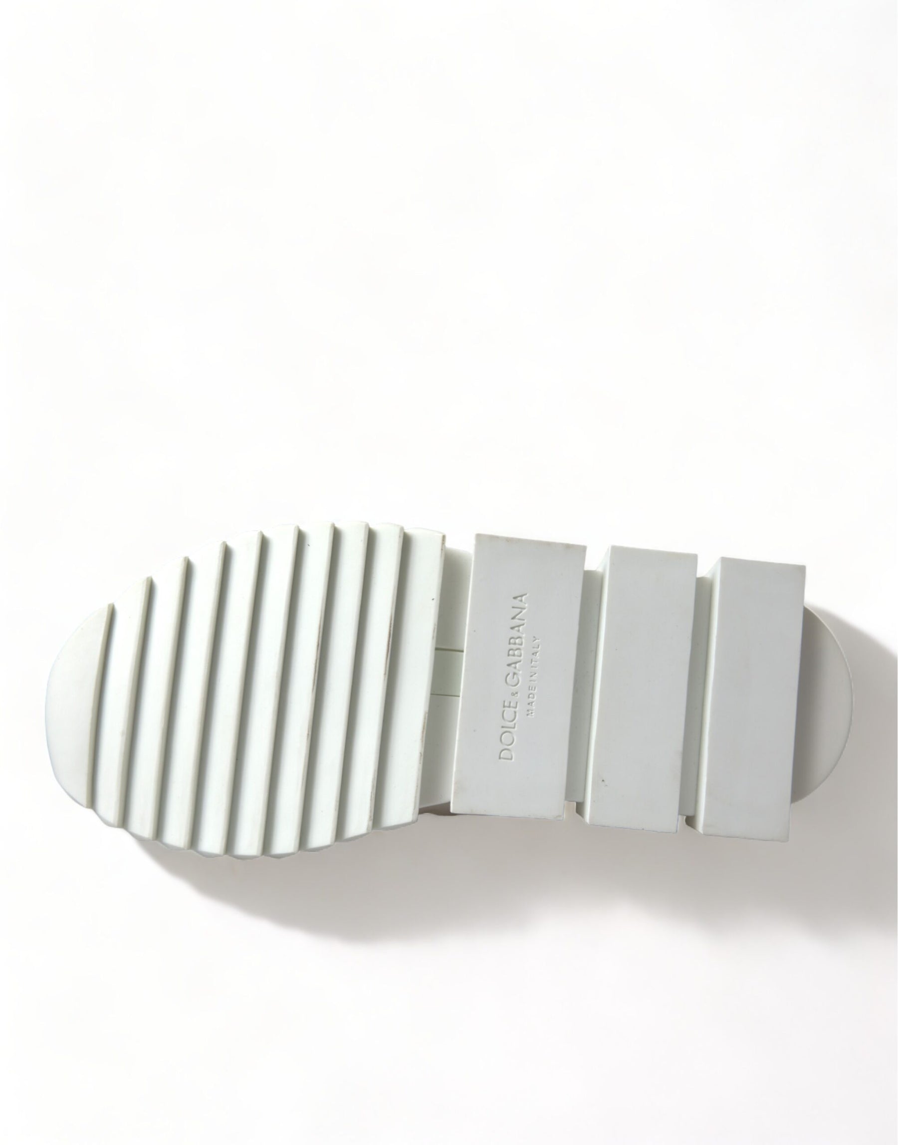 Dolce & Gabbana White Beige Sorrento Socks Sneakers Shoes | Regal Royce