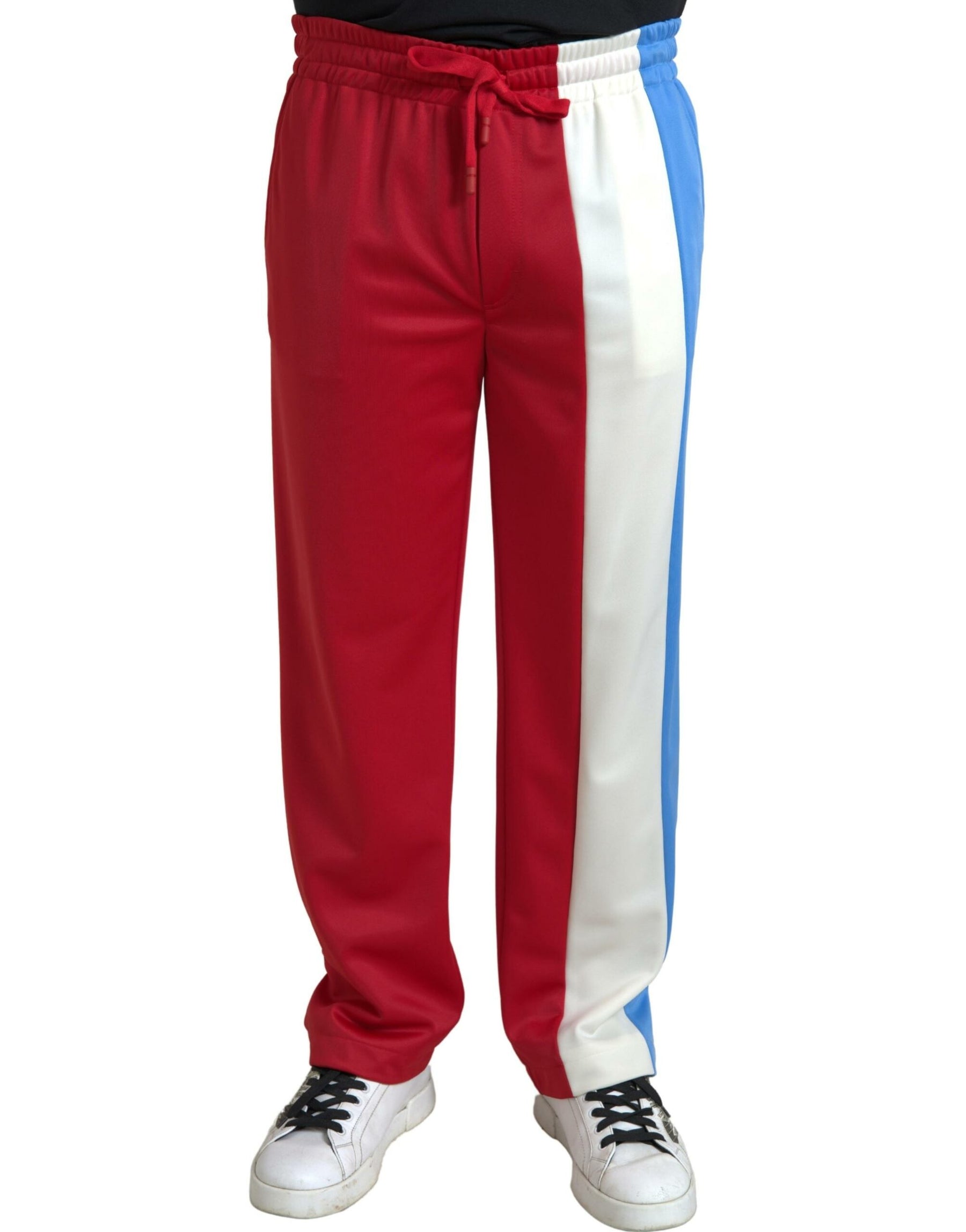 Dolce & Gabbana Multicolor Polyester Men Sweatpants Pants | Regal Royce
