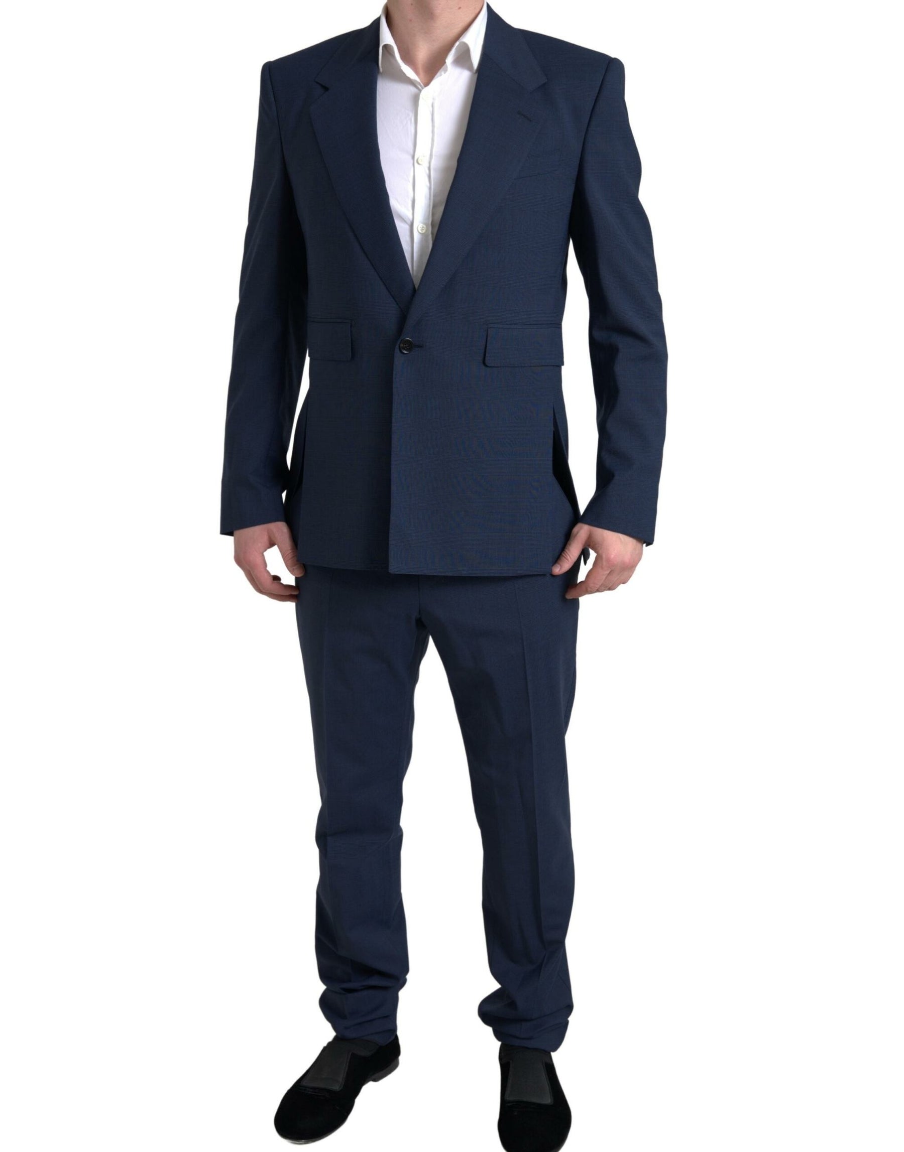 Dolce & Gabbana Blue 2 Piece Single Breasted SICILIA Suit | Regal Royce
