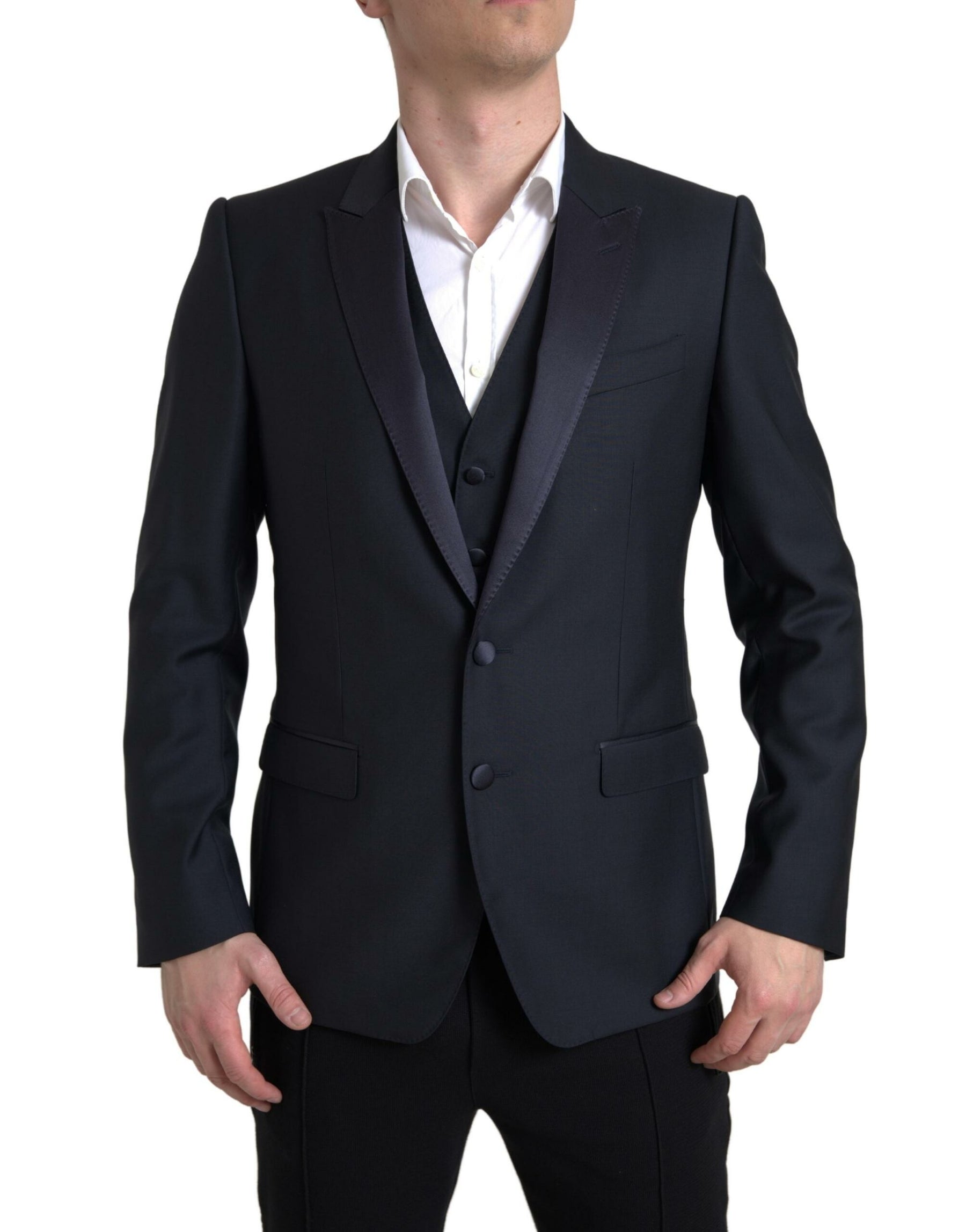 Dolce & Gabbana Blue 2 Piece Single Breasted MARTINI Suit | Regal Royce