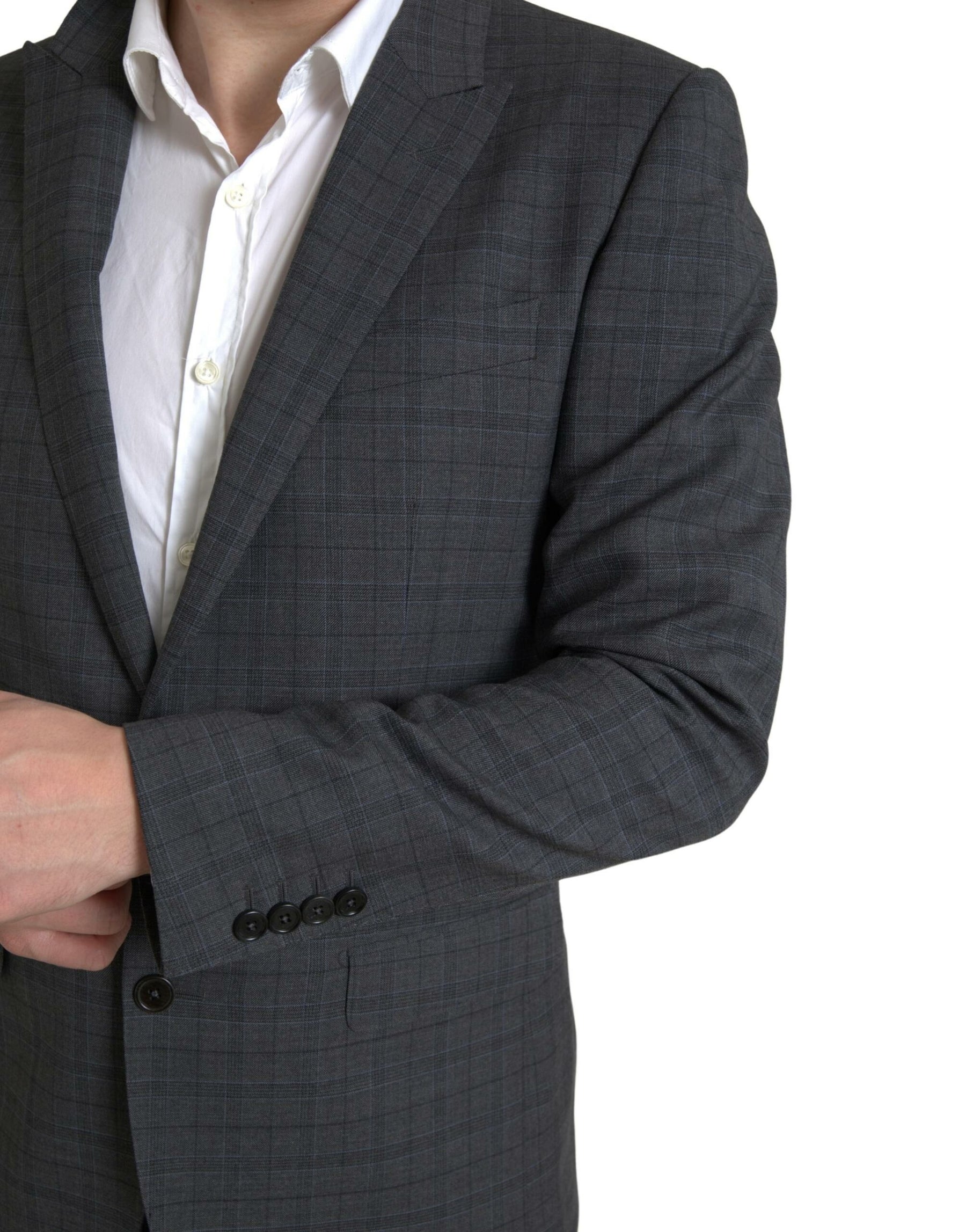 Dolce & Gabbana Gray 2 Piece Single Breasted MARTINI Suit | Regal Royce