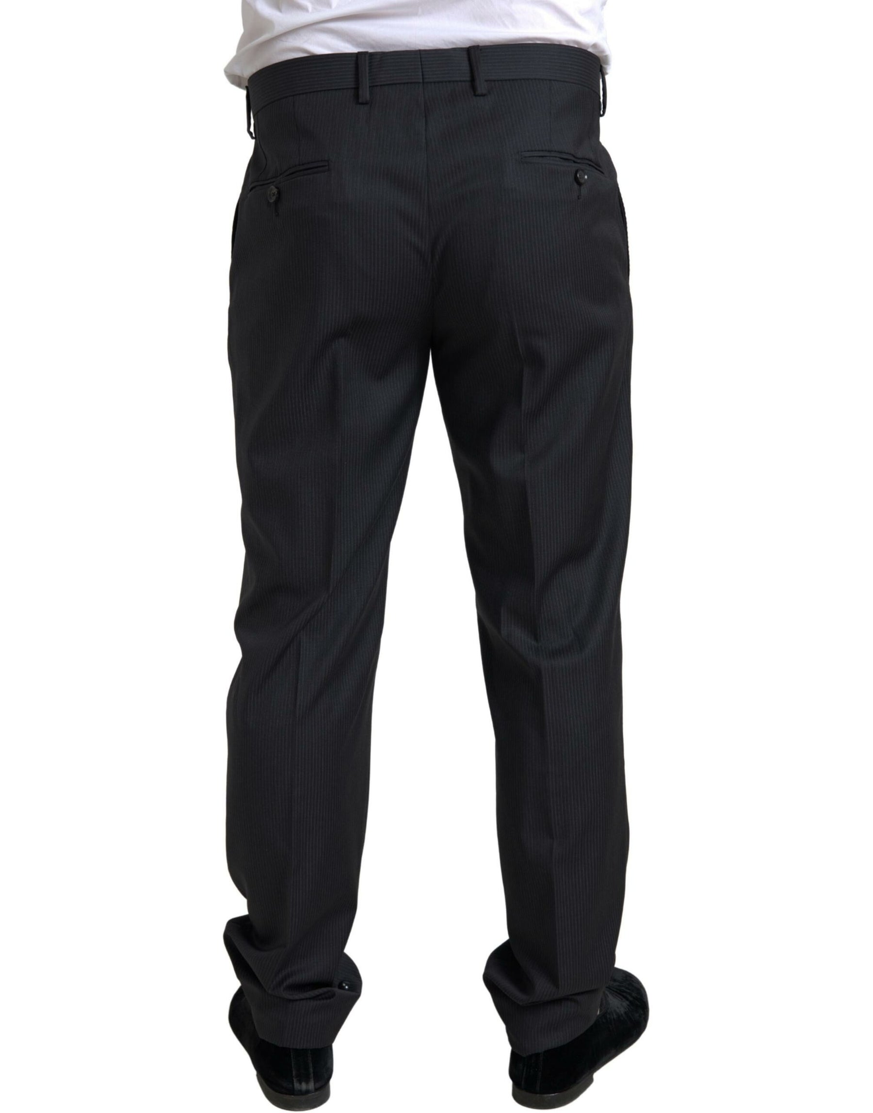 Dolce & Gabbana Black 2 Piece Single Breasted MARTINI Suit | Regal Royce