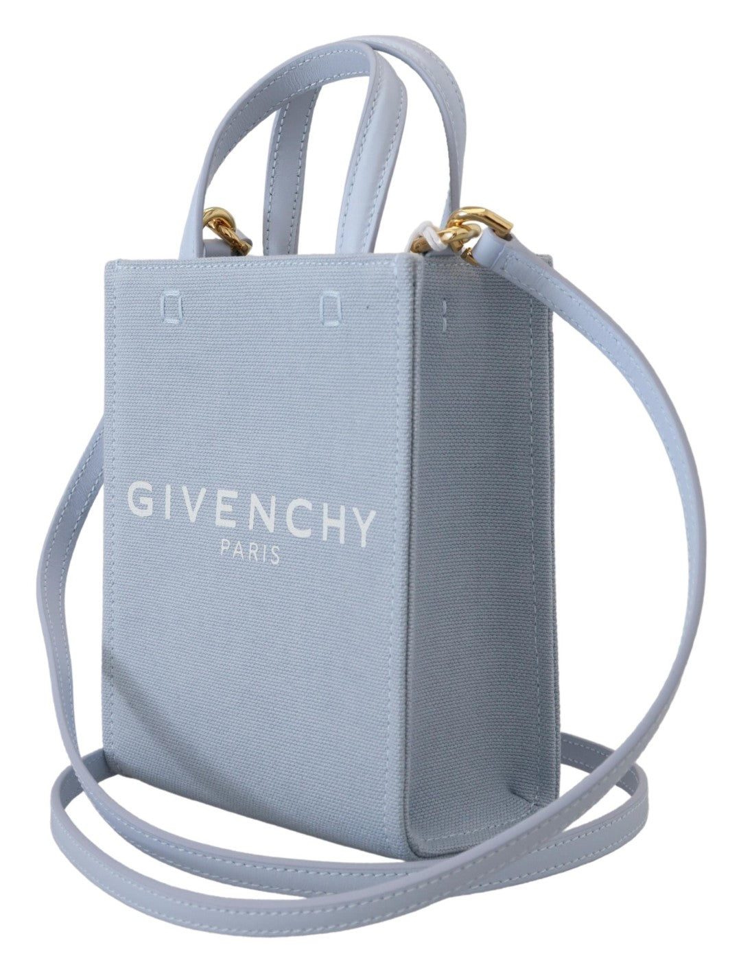 Givenchy Blue Coated Canvas Vertical Cloud Mini Shoulder Bag | Regal Royce