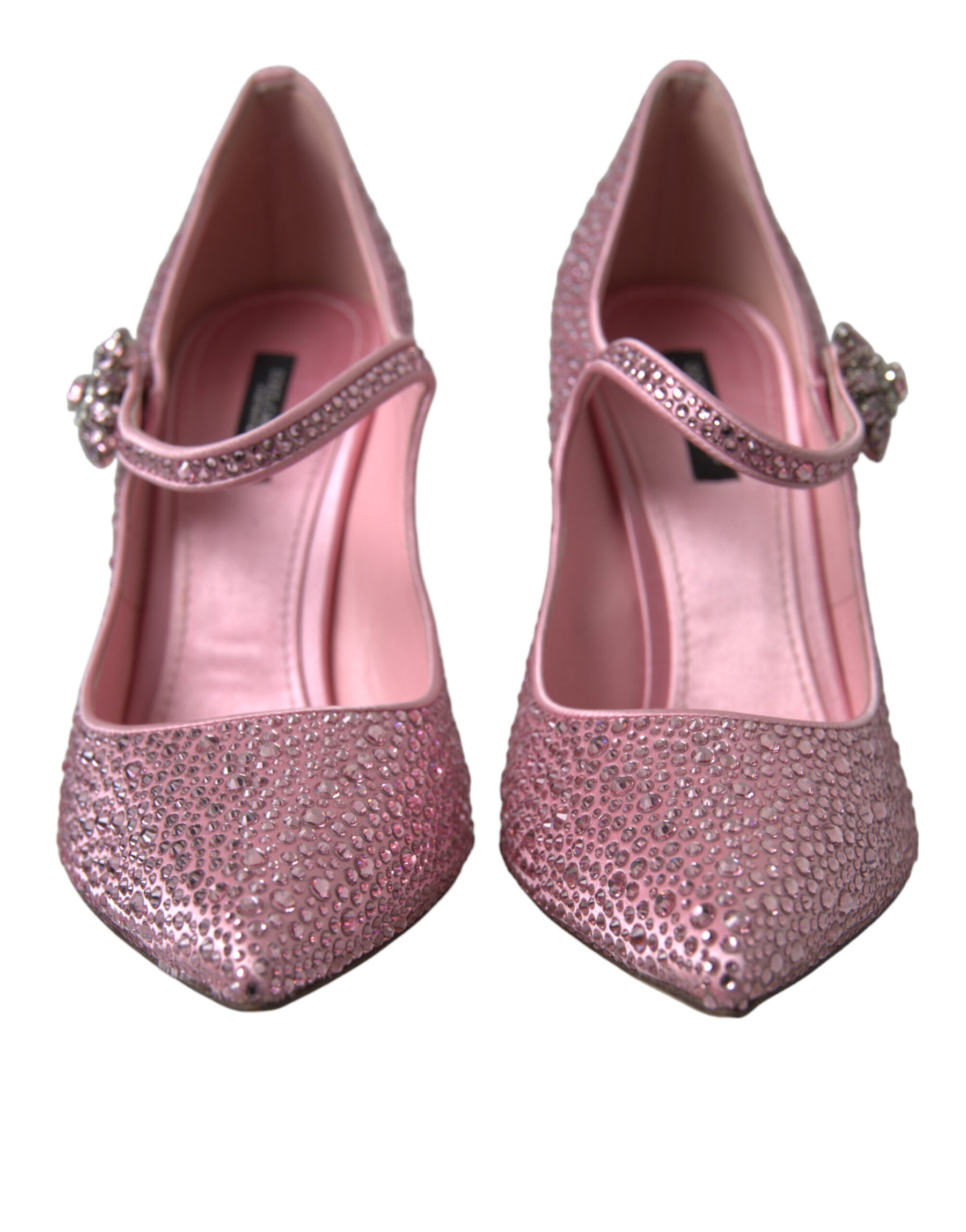 Dolce & Gabbana Pink Strass Crystal Heels Pumps Shoes | Regal Royce