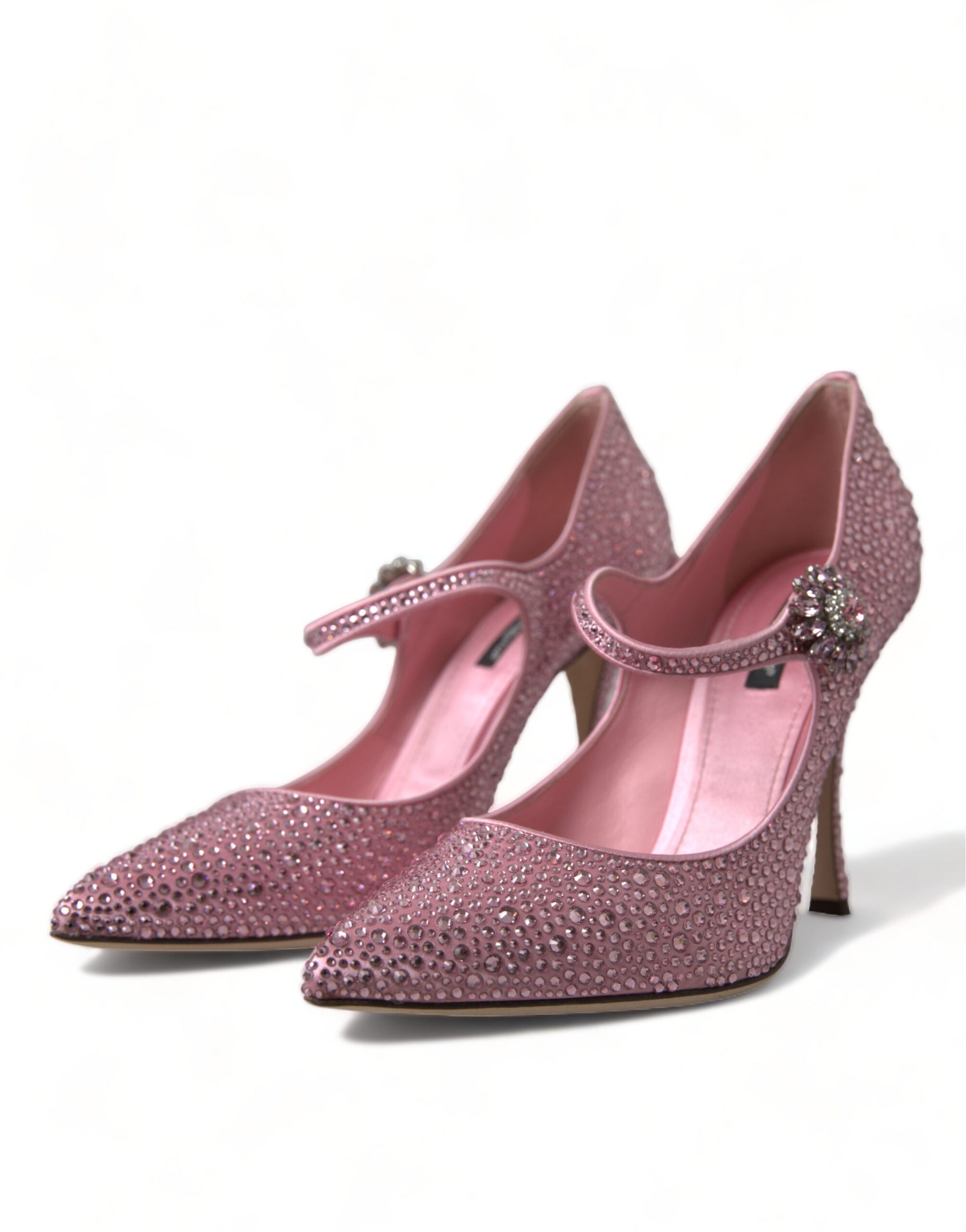 Dolce & Gabbana Pink Strass Crystal Heels Pumps Shoes | Regal Royce