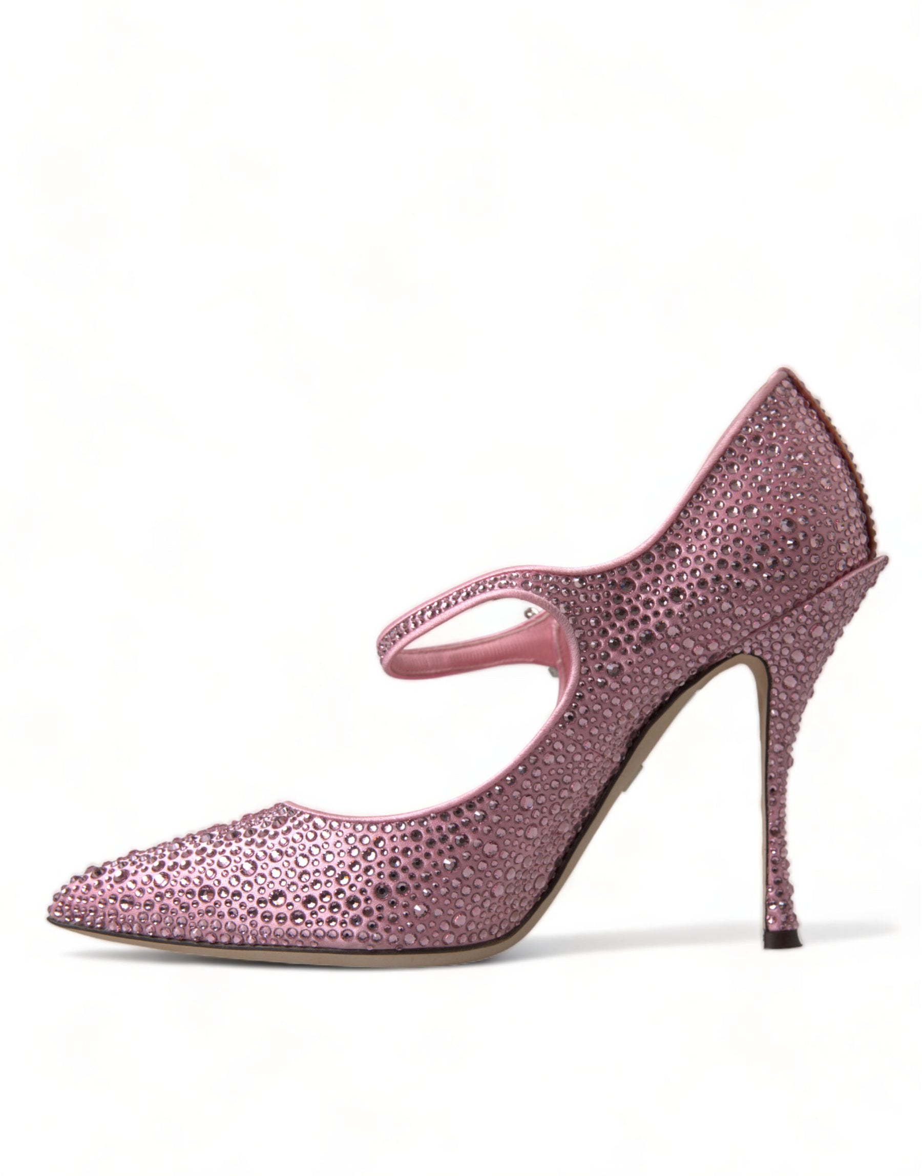 Dolce & Gabbana Pink Strass Crystal Heels Pumps Shoes | Regal Royce