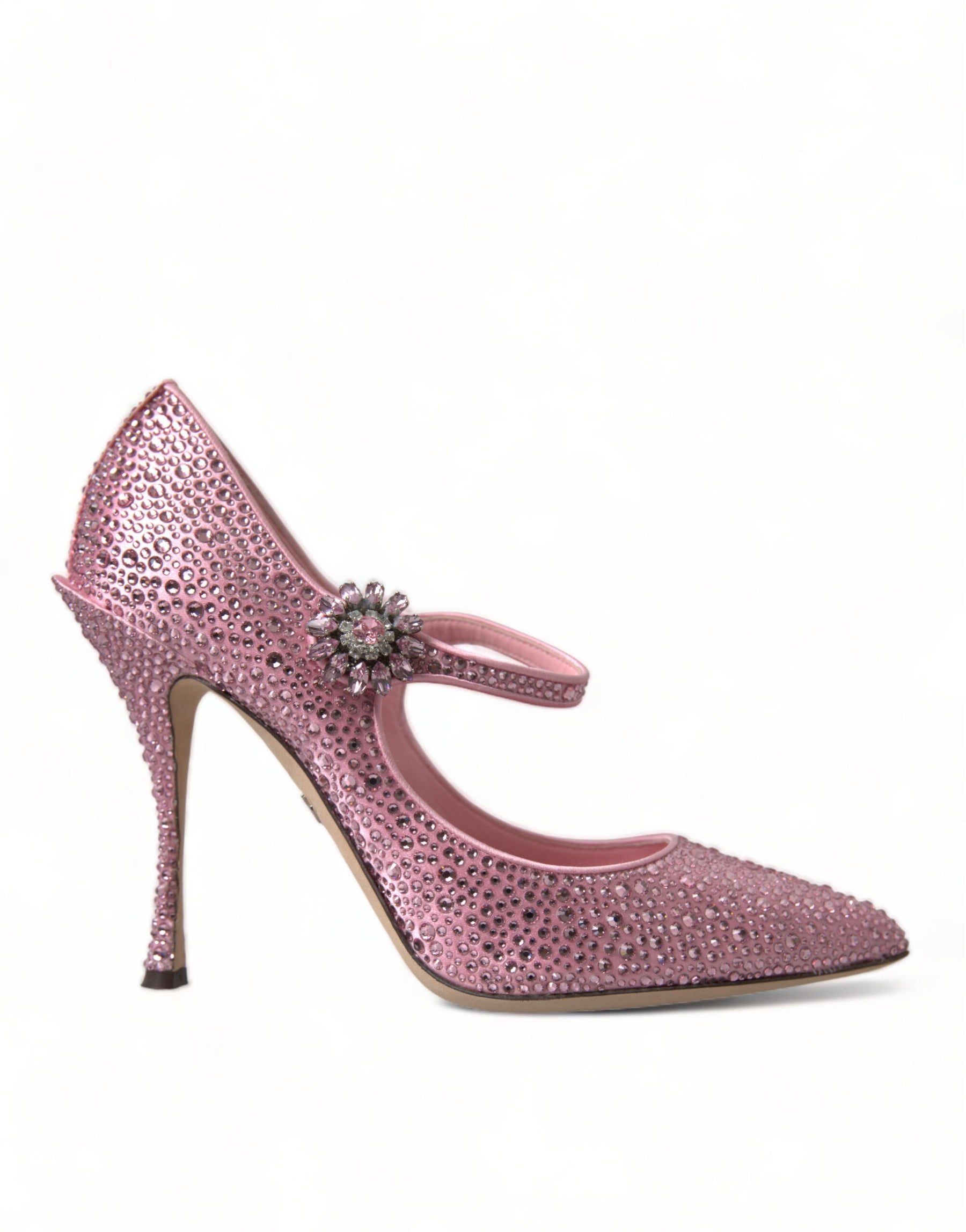 Dolce & Gabbana Pink Strass Crystal Heels Pumps Shoes | Regal Royce