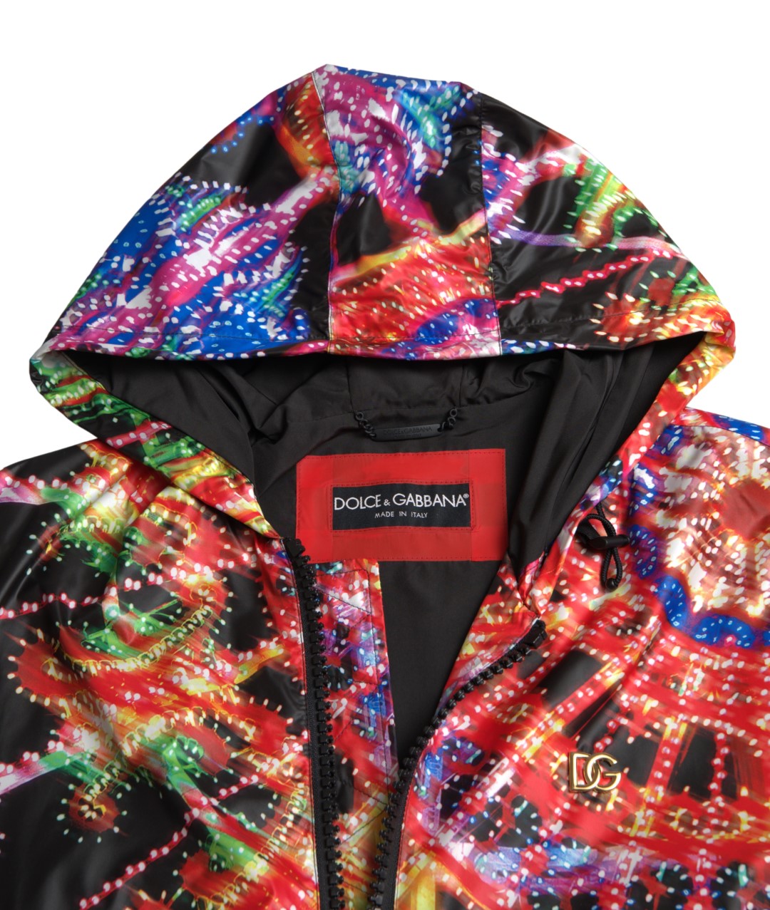 Dolce & Gabbana Multicolor Hooded Sweatshirt Sweater | Regal Royce