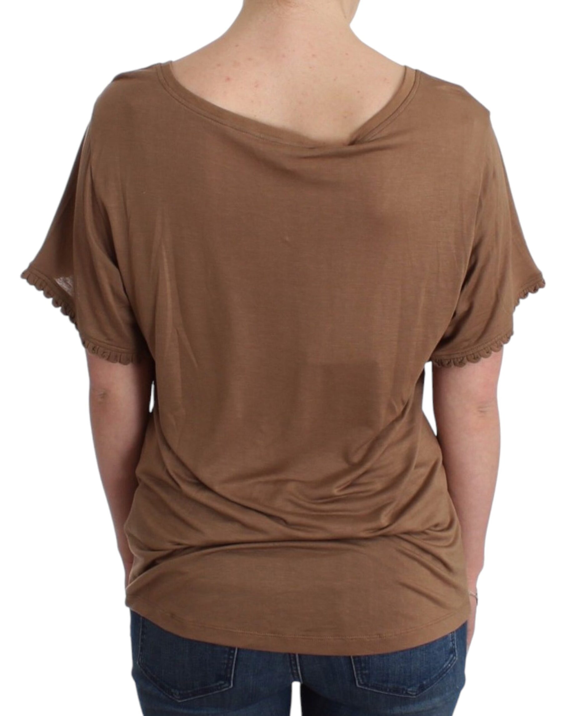John Galliano Brown shortsleeved top | Regal Royce