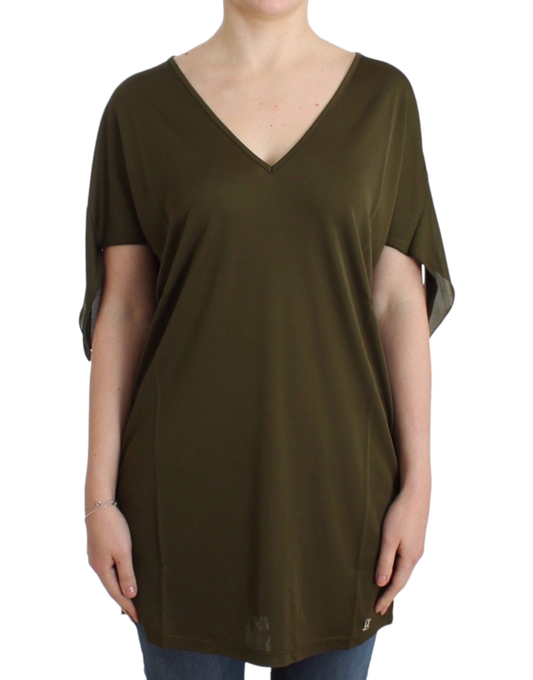 John Galliano Green shortsleeved blouse top | Regal Royce
