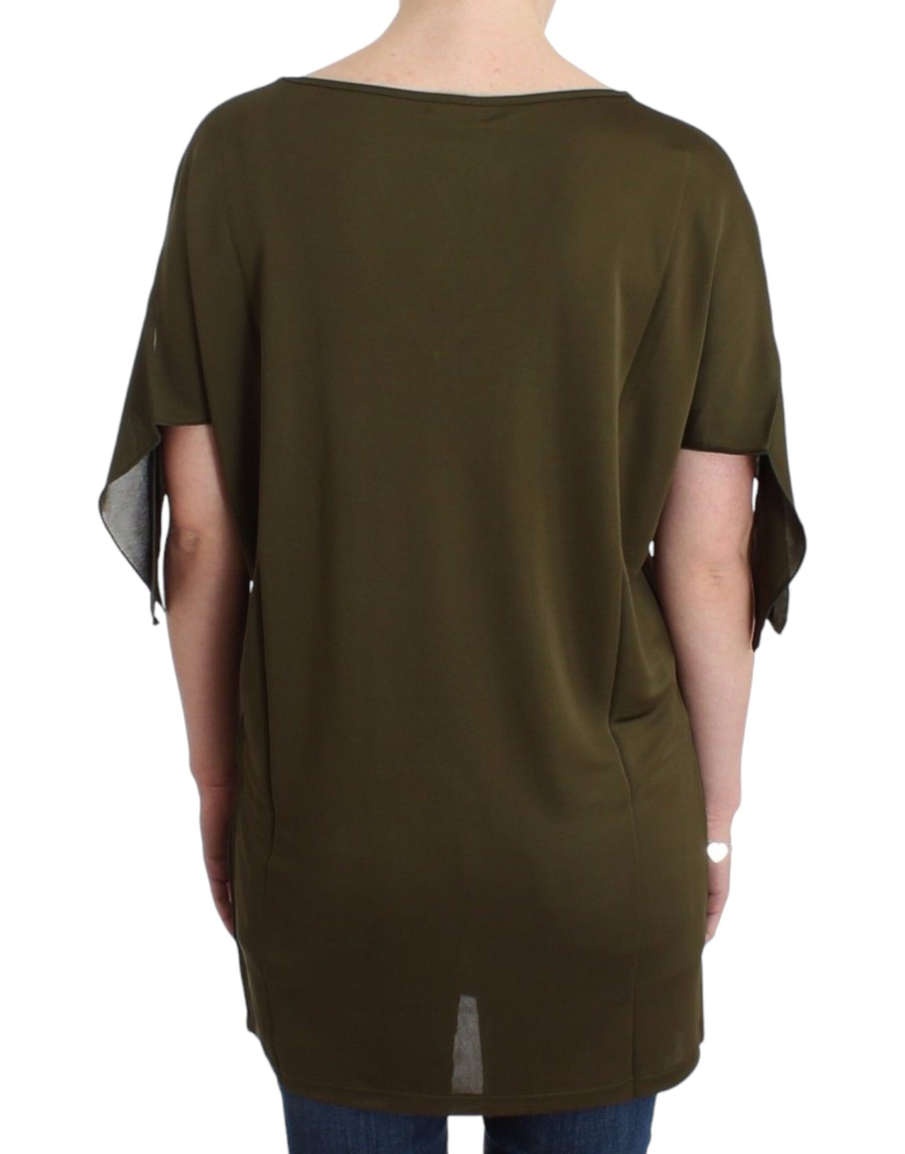 John Galliano Green shortsleeved blouse top | Regal Royce
