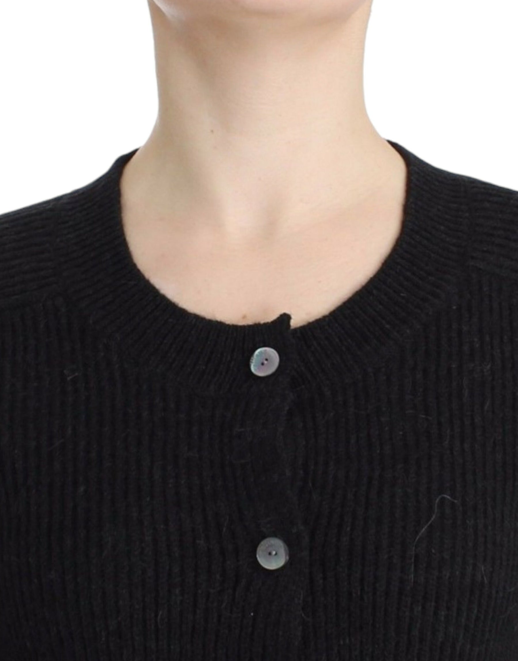 John Galliano Black wool cardigan | Regal Royce