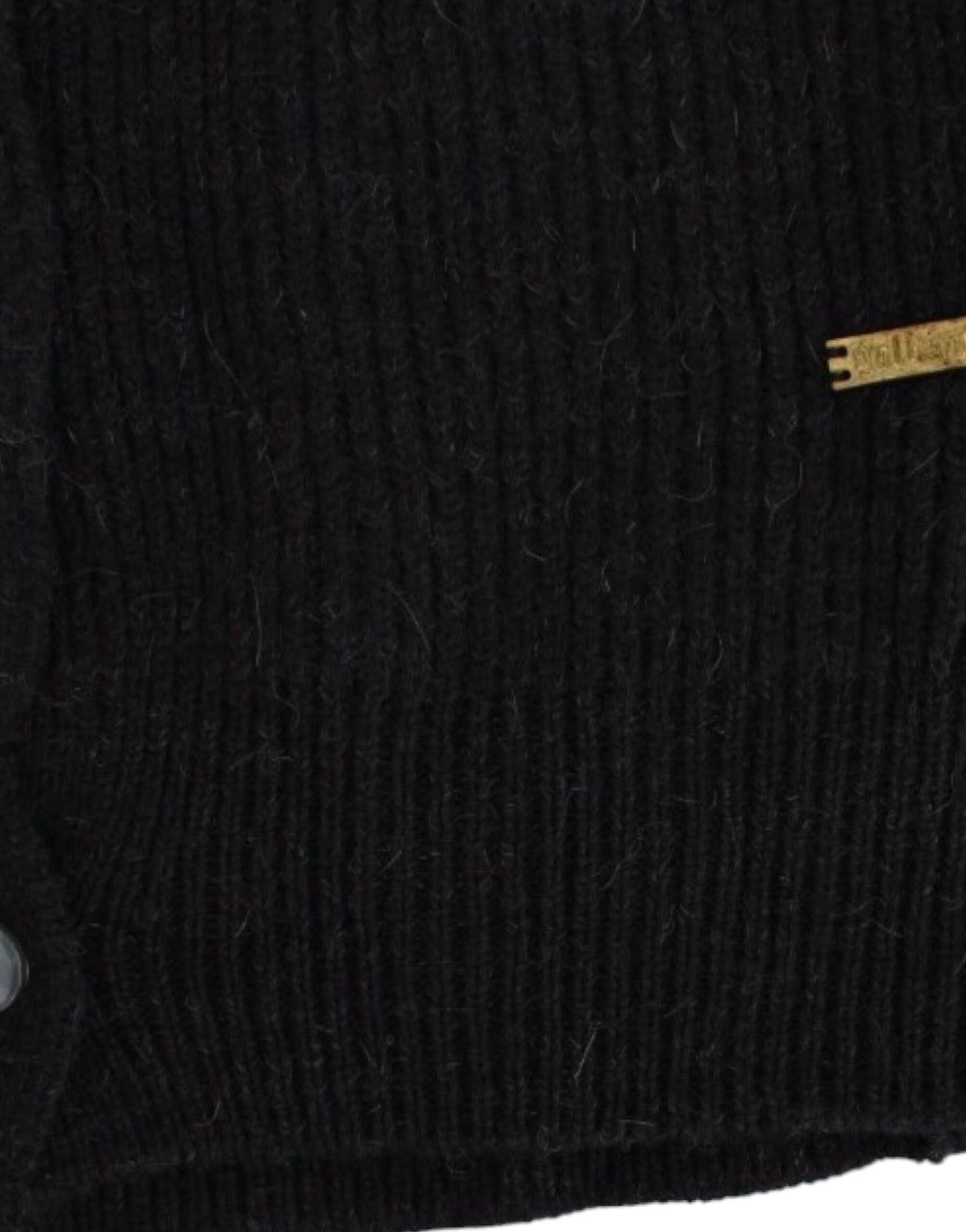John Galliano Black wool cardigan | Regal Royce