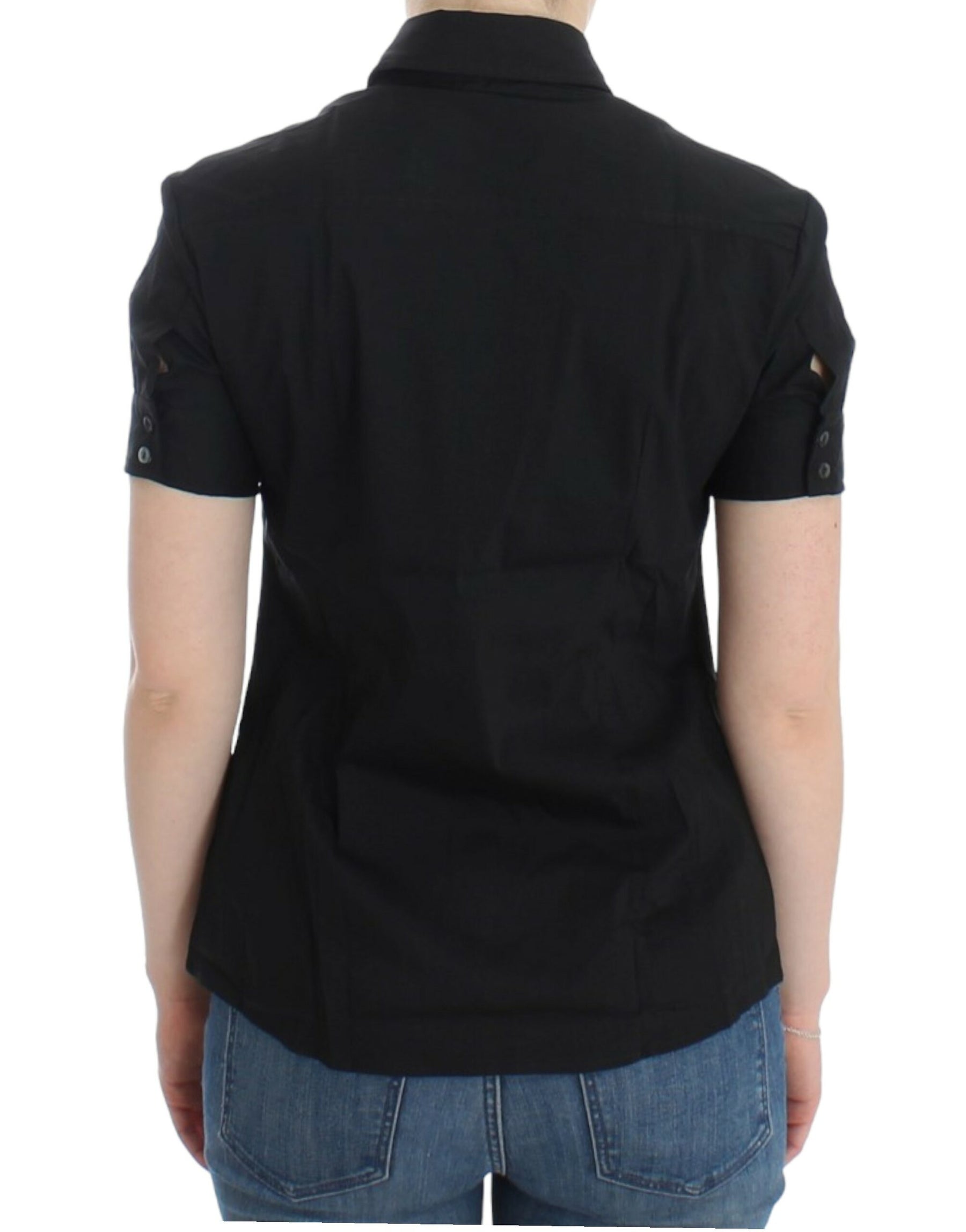 John Galliano Black cotton shirt top | Regal Royce