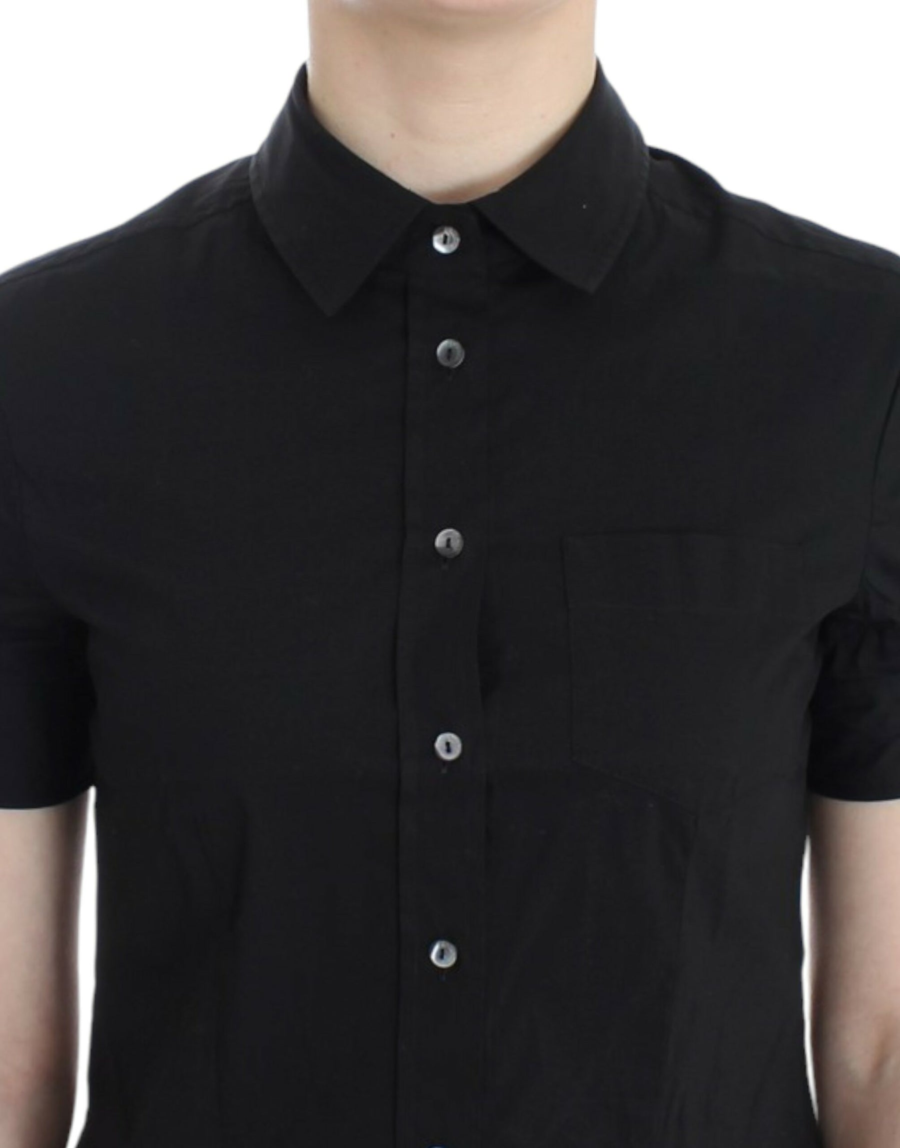 John Galliano Black cotton shirt top | Regal Royce