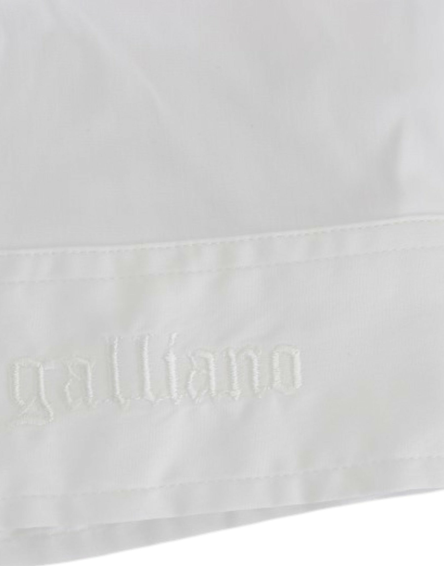 John Galliano White Cotton Shirt Top | Regal Royce