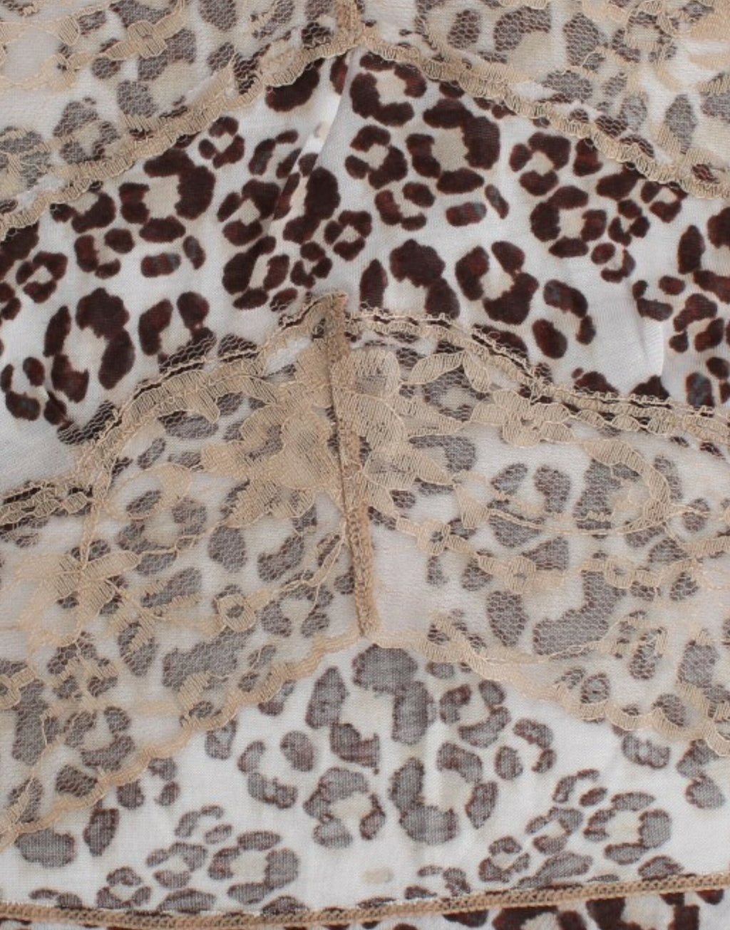 Cavalli Brown longsleeved lace top