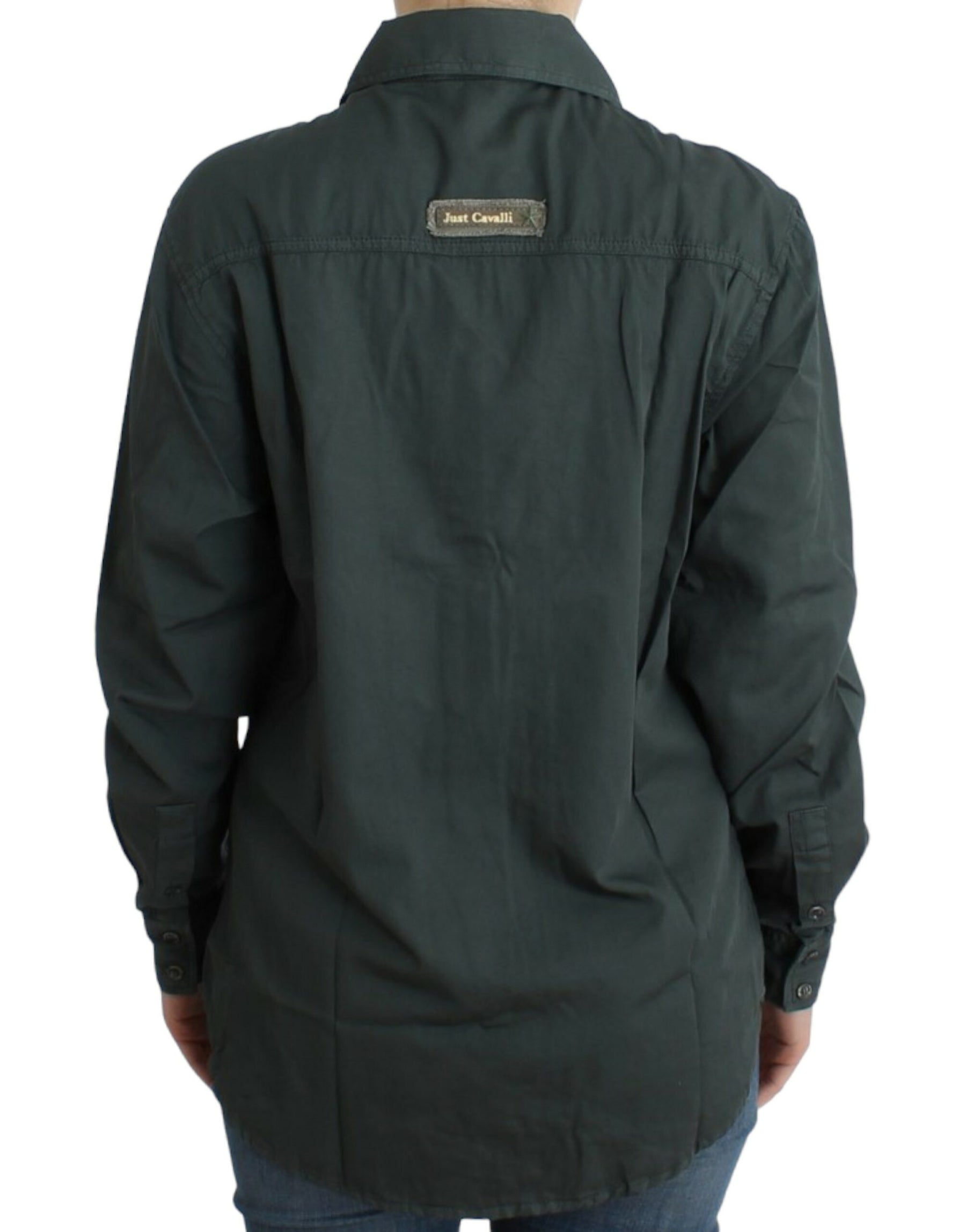 Cavalli Gray button down shirt | Regal Royce