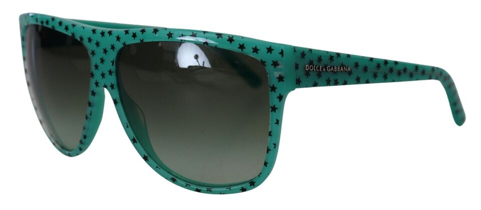 Dolce & Gabbana Green Stars Acetate Square Shades Sunglasses | Regal Royce