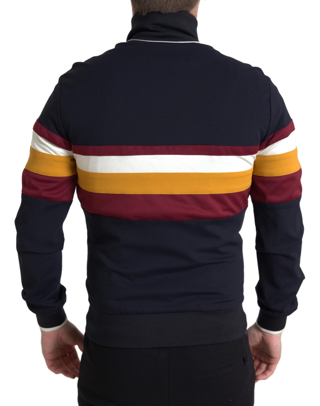 Dolce & Gabbana Blue Cardigan Heraldic Full Zip Sweater | Regal Royce