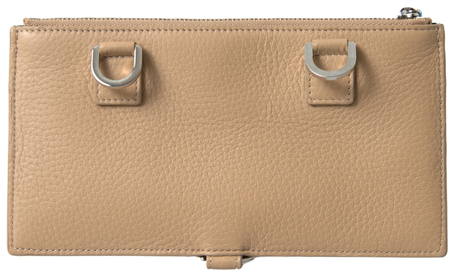 Dolce & Gabbana Beige Leather Shoulder Cardholder Shoulder Strap Wallet | Regal Royce