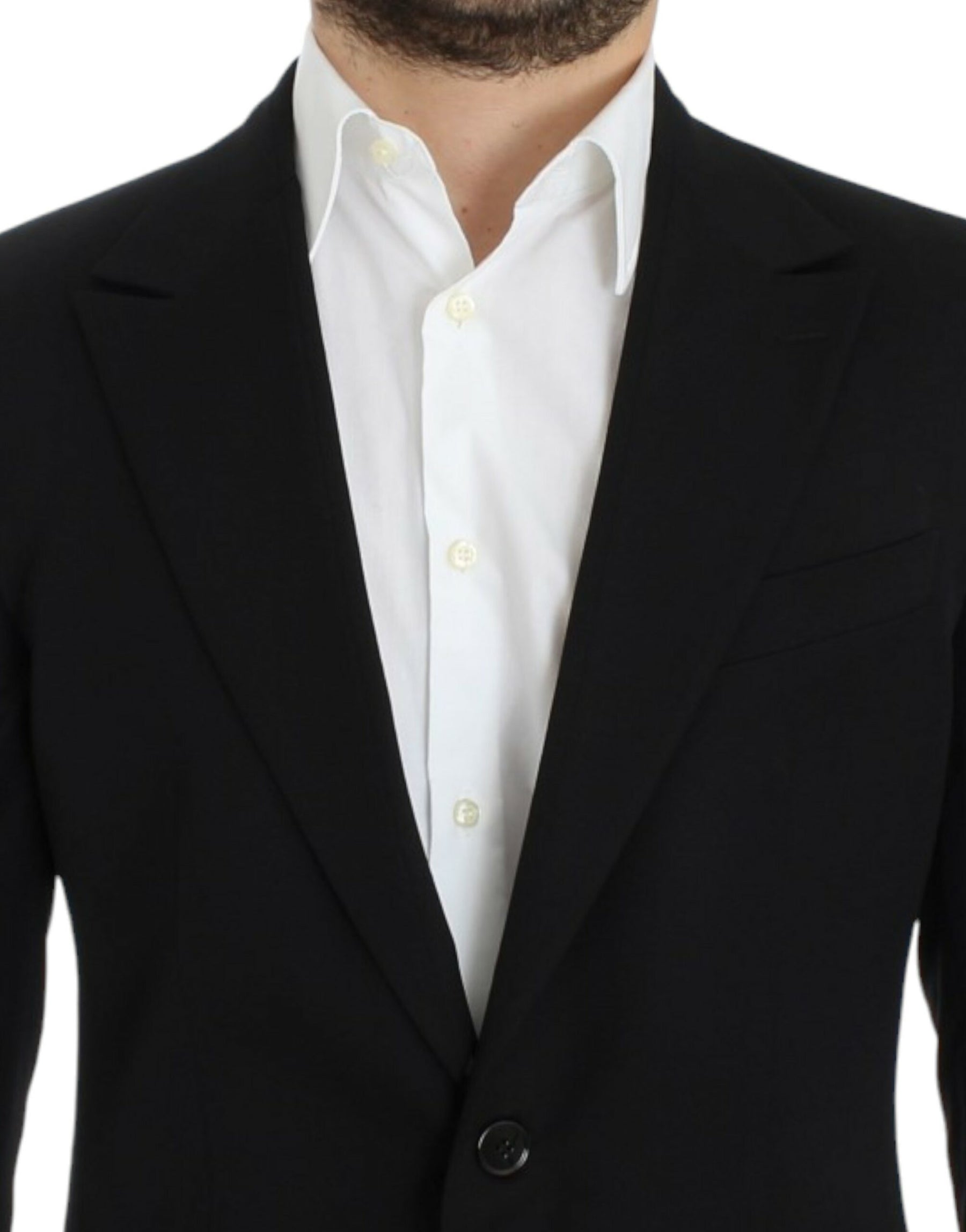 Dolce & Gabbana Black wool slim fit blazer | Regal Royce