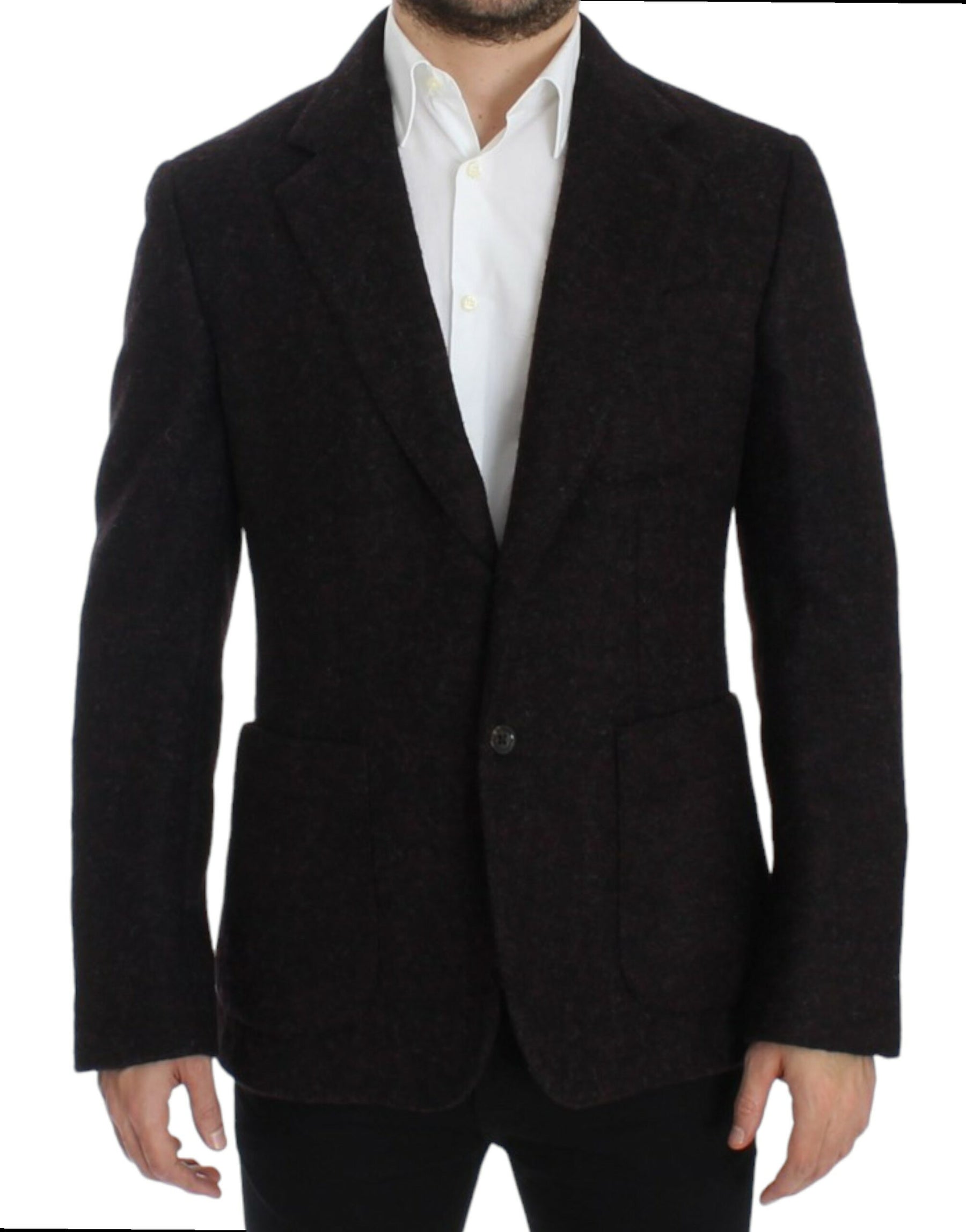 Dolce & Gabbana Bordeaux alpaga two button blazer | Regal Royce