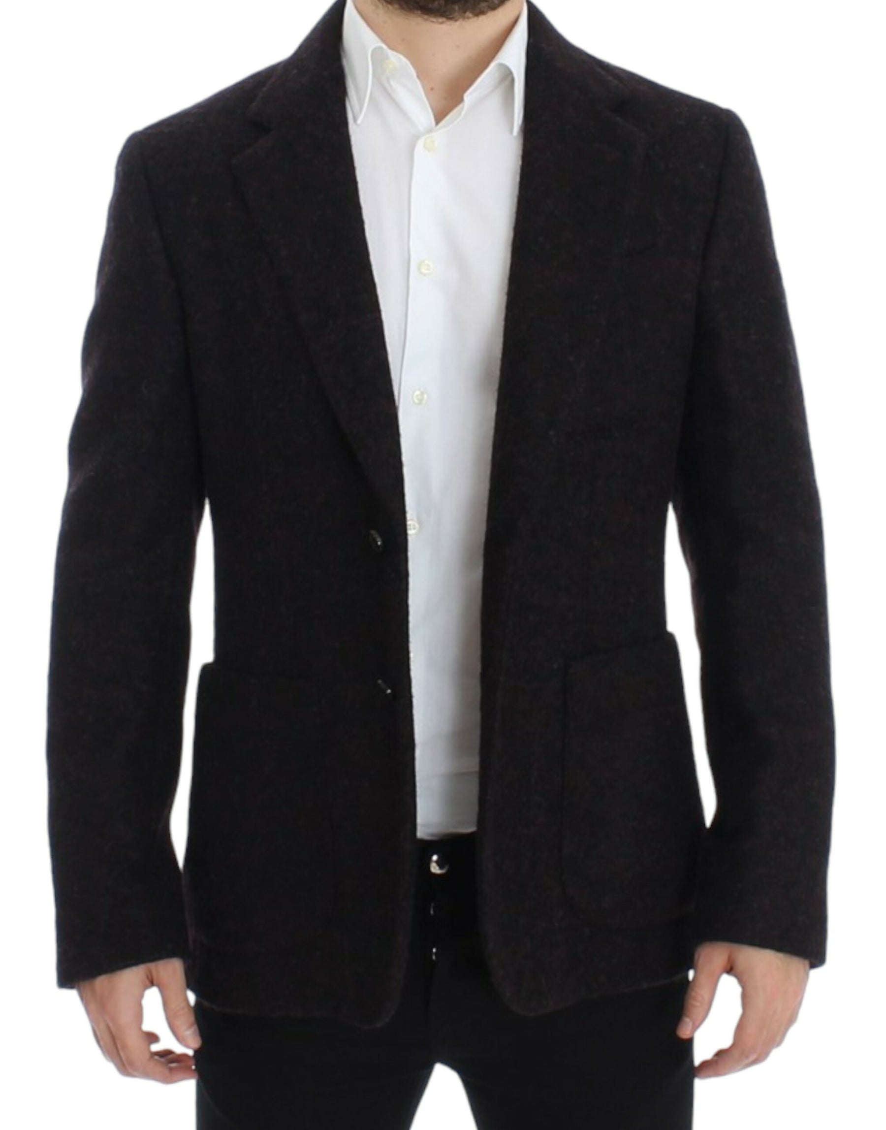 Dolce & Gabbana Bordeaux alpaga two button blazer | Regal Royce