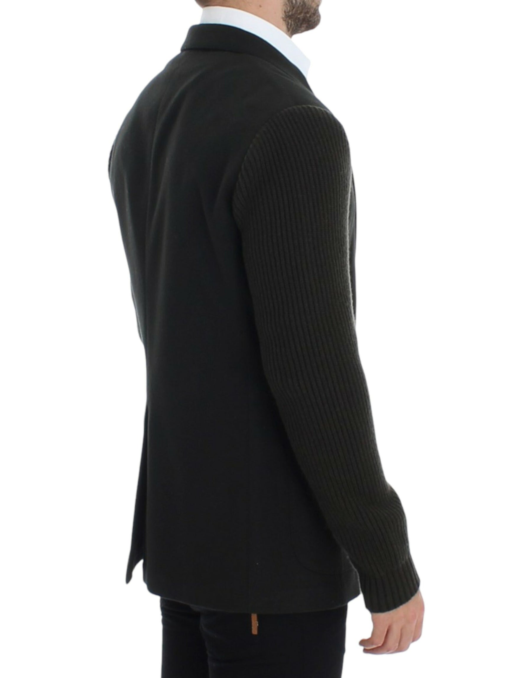 Dolce & Gabbana Green cashmere two button blazer | Regal Royce