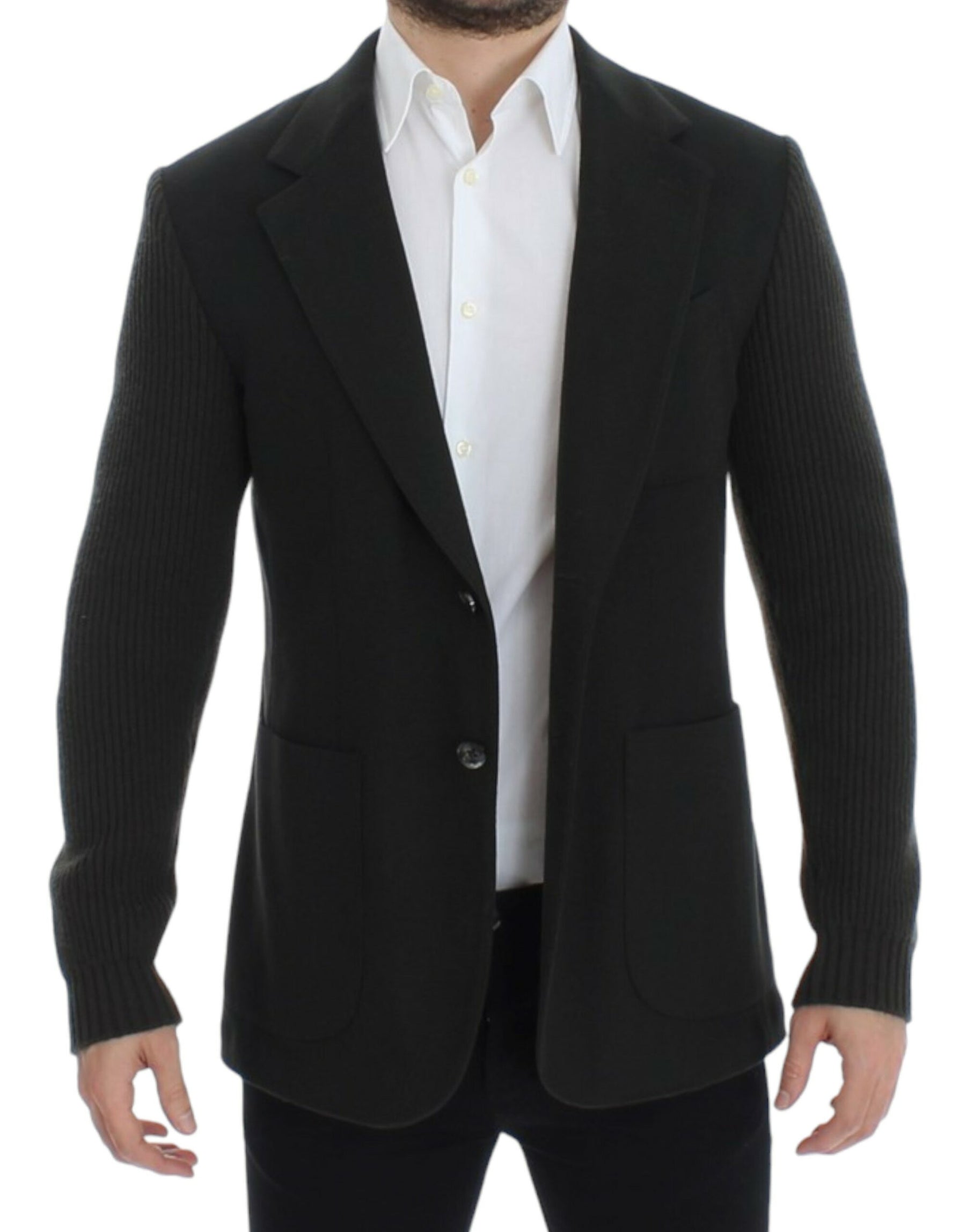 Dolce & Gabbana Green cashmere two button blazer | Regal Royce
