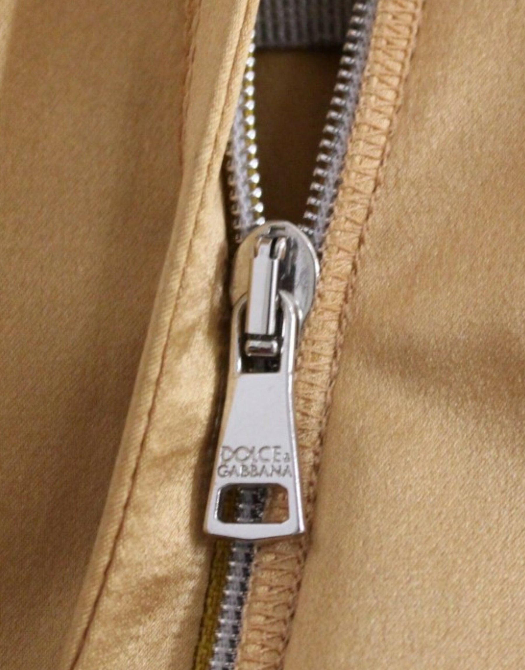 Dolce & Gabbana Bronze silk sheath dress | Regal Royce