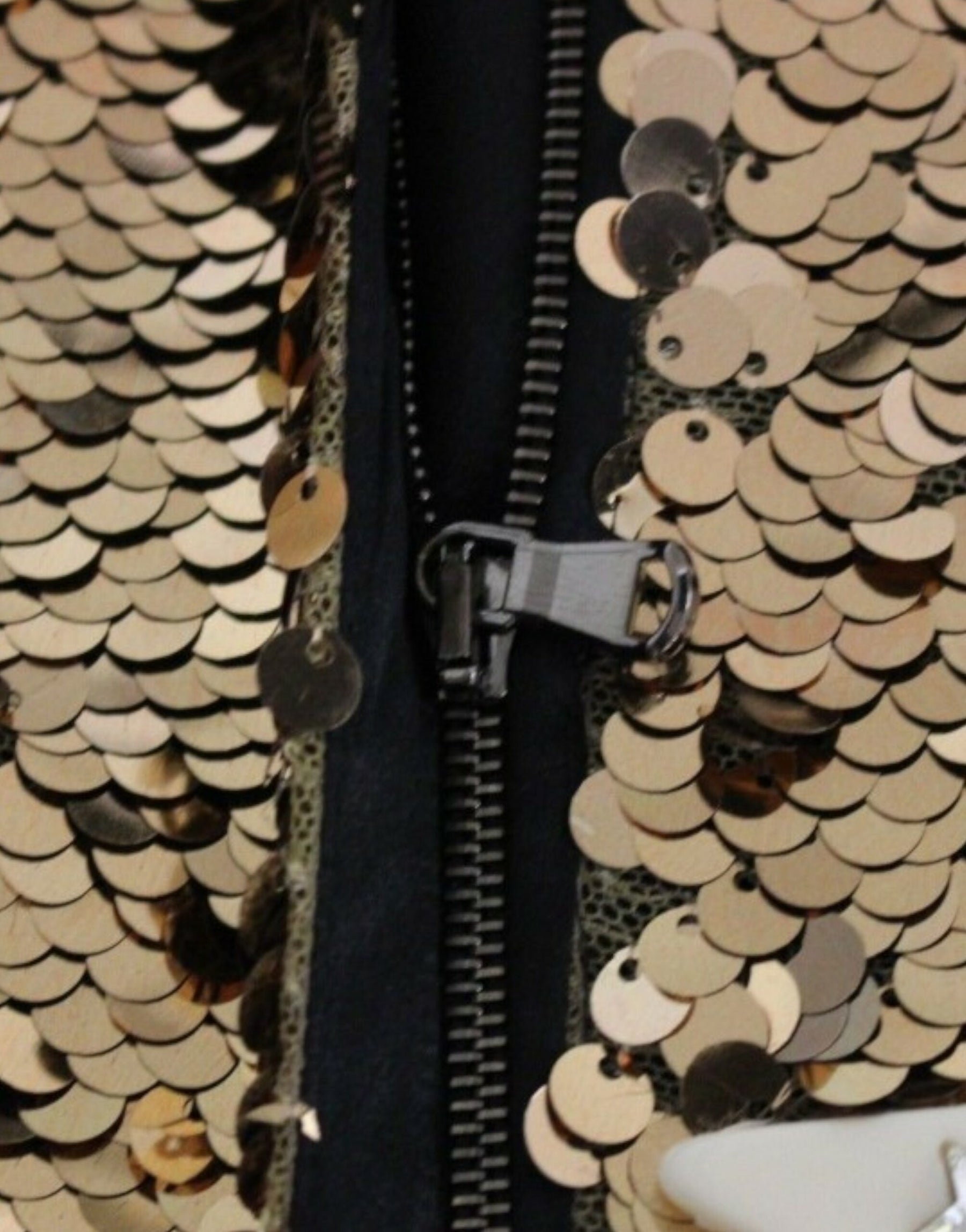 Dolce & Gabbana Masterpiece gold sequined crystal swarovski dress | Regal Royce