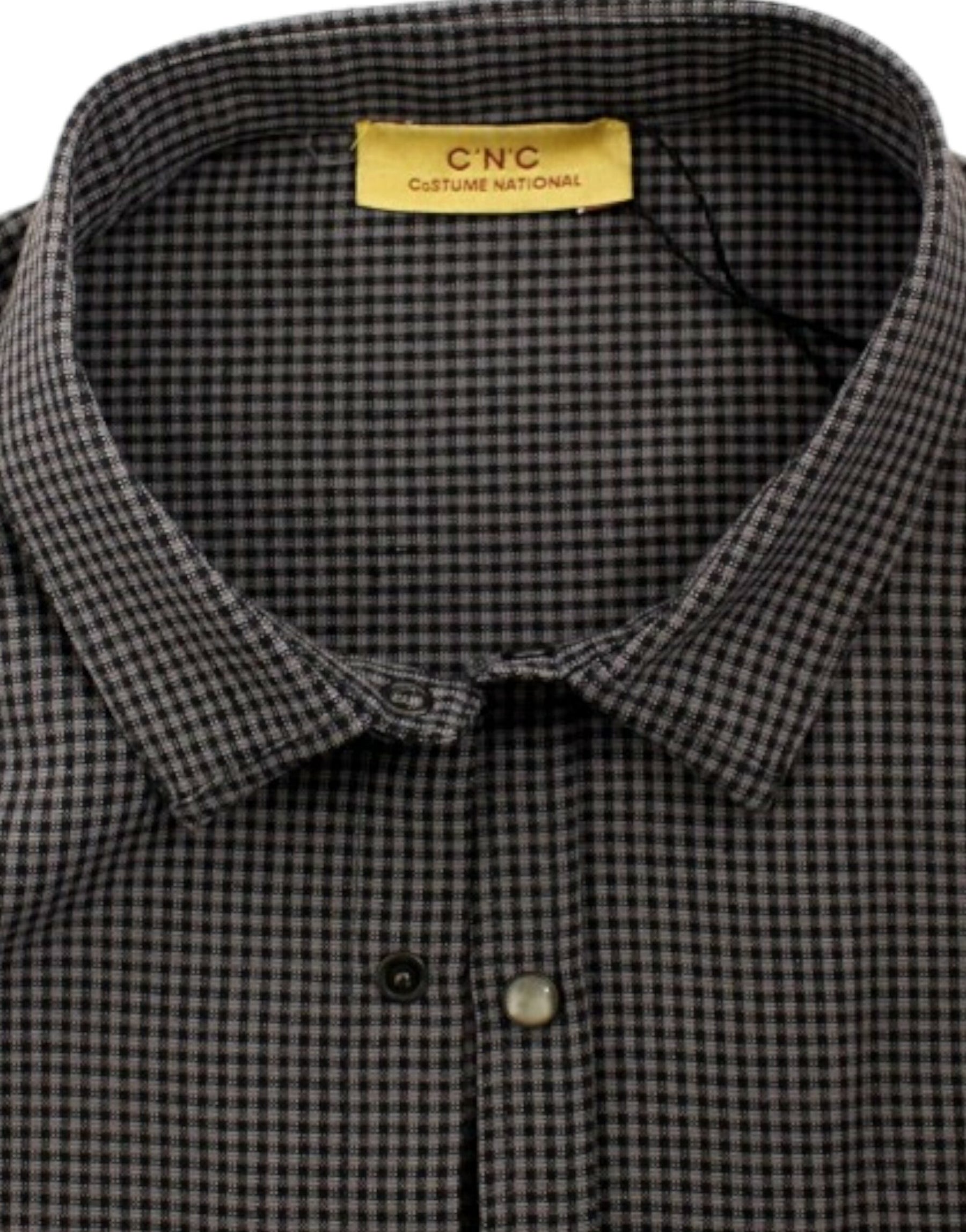 Costume National Gray linen casual shirt | Regal Royce