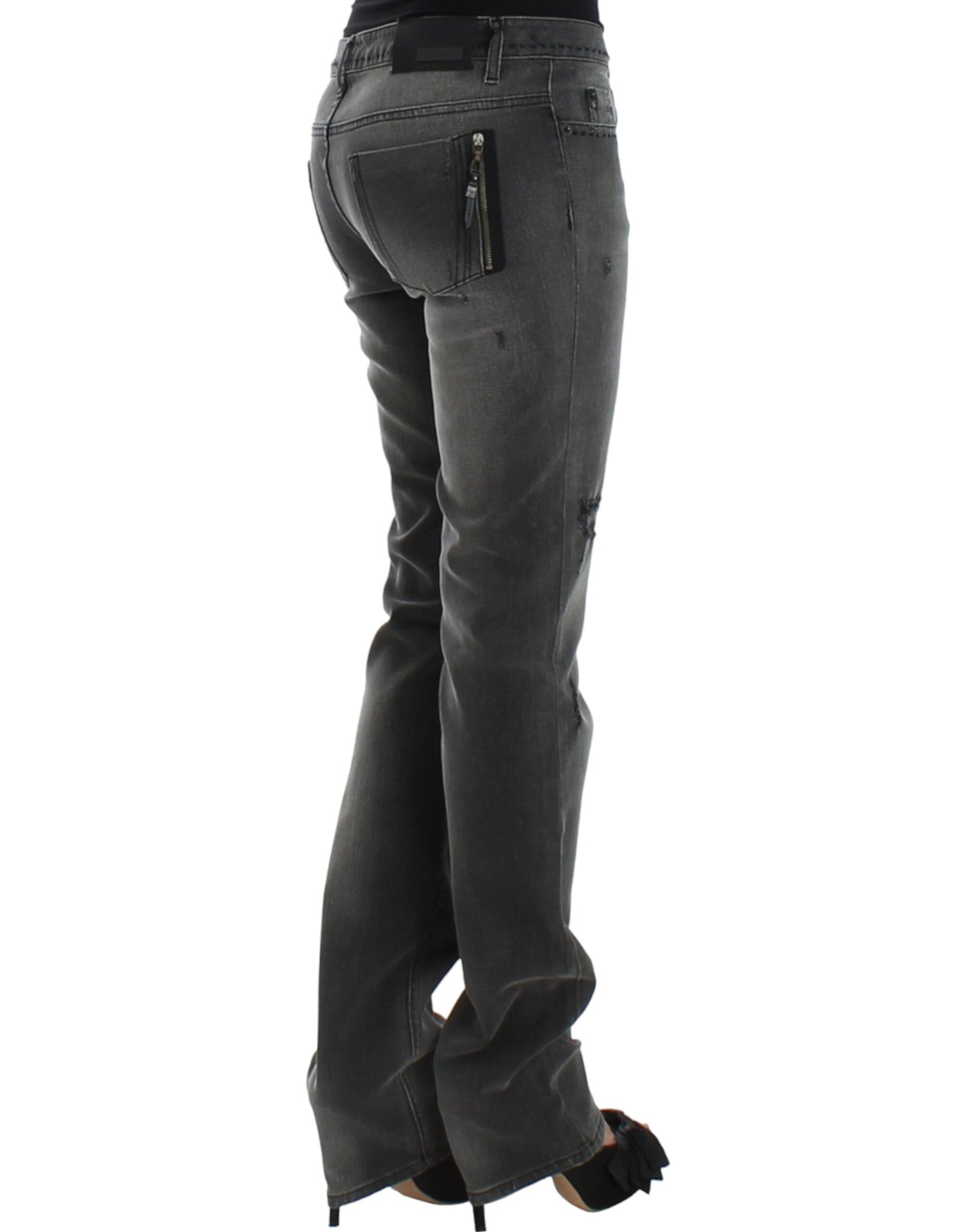 Costume National Gray straight leg jeans | Regal Royce